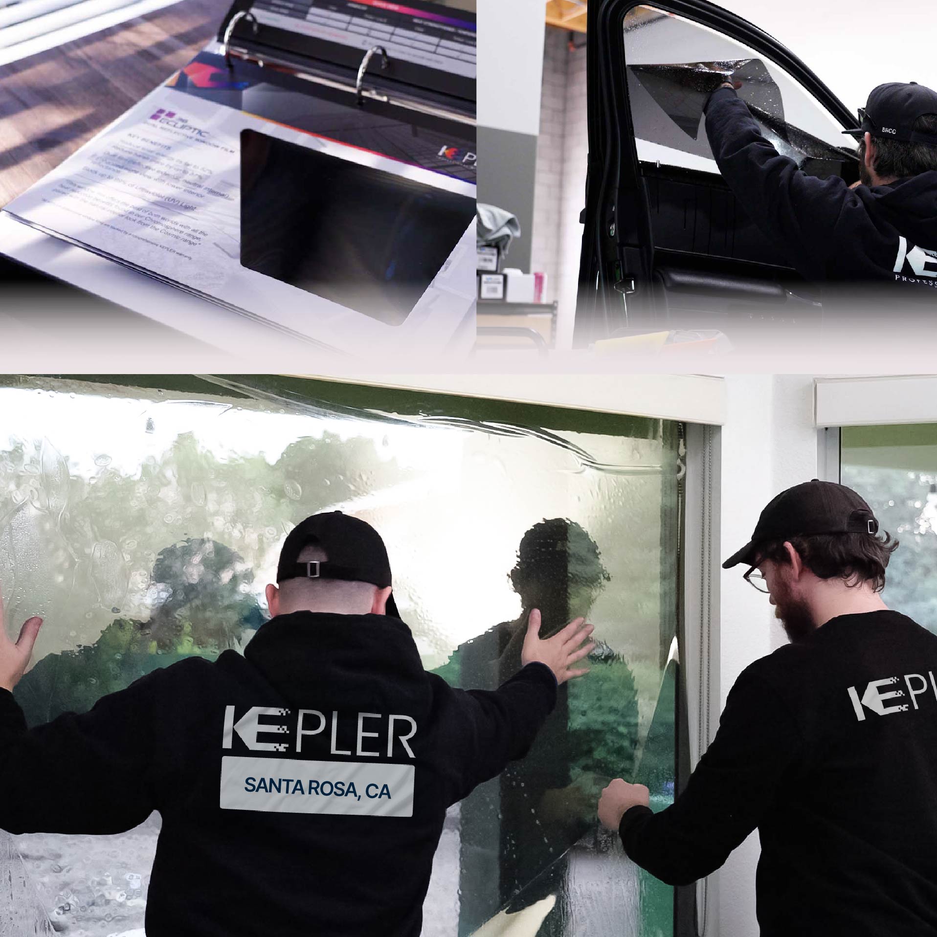 Kepler Specialist Performing Commercial Window Tinting in Santa Rosa Santa Rosa