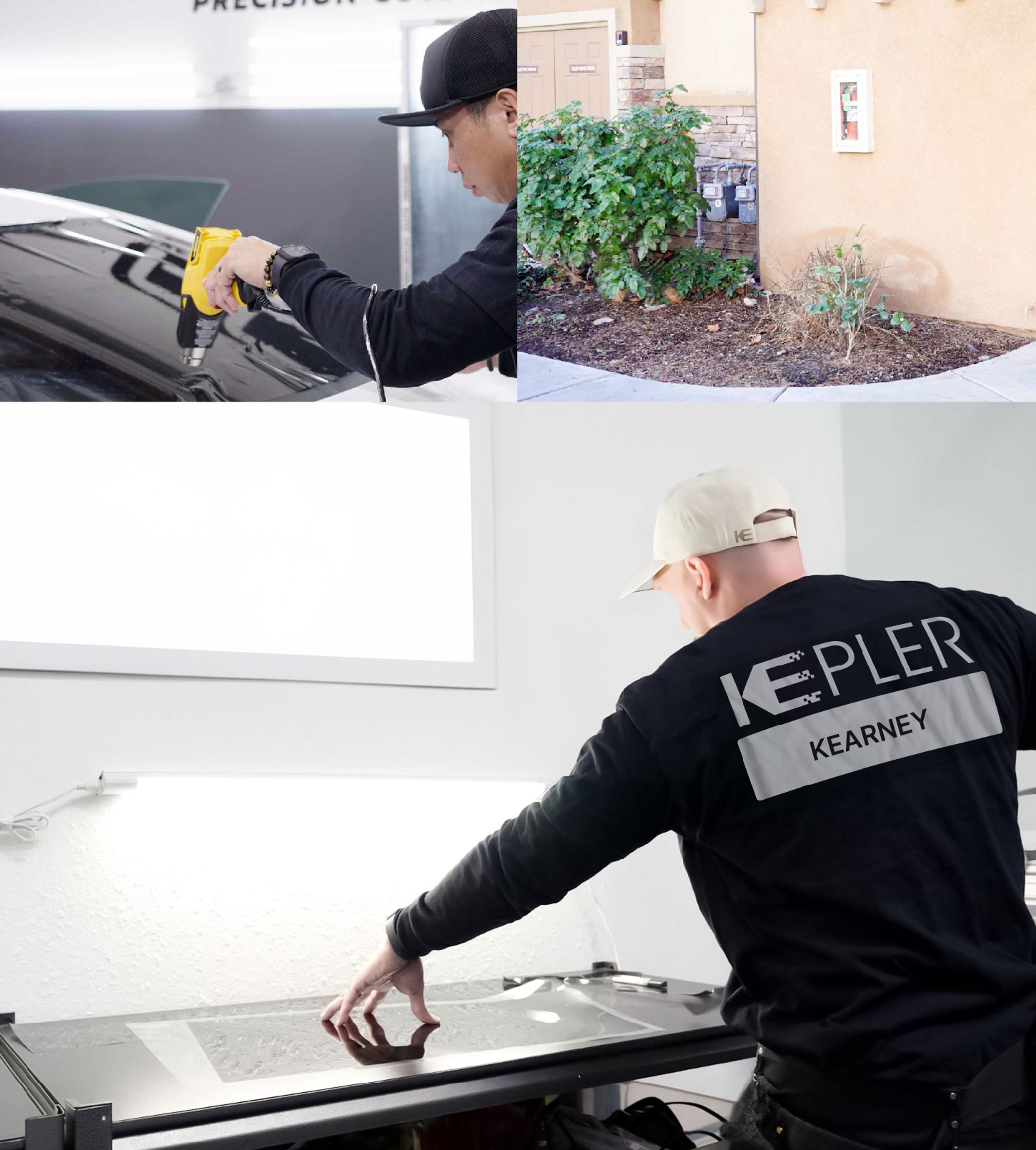 Window Tinting Specialist Cutting Film in Kearney, Nebraska