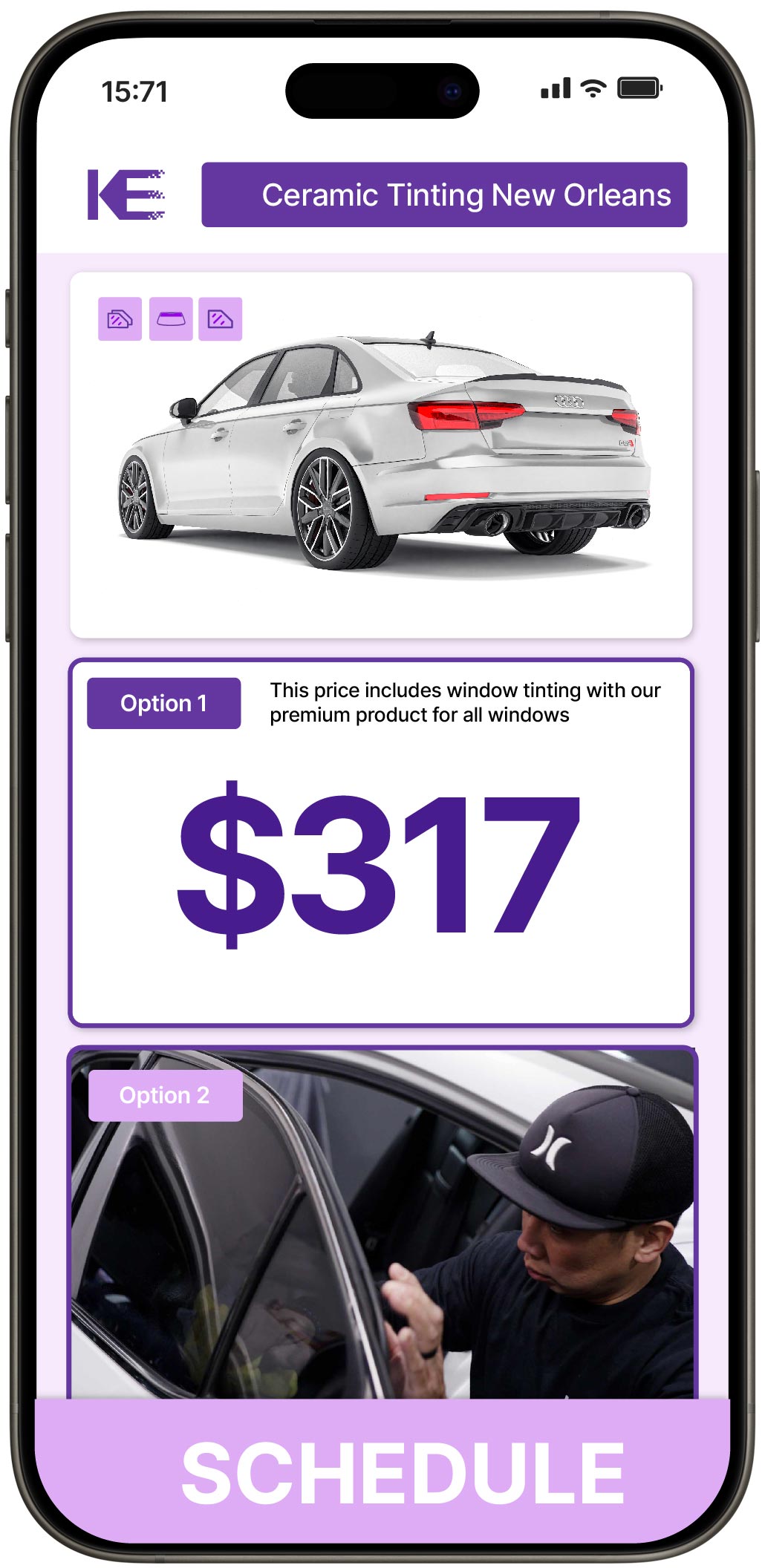 View Competitive Ceramic Window Tinting Prices in New Orleans, Louisiana
