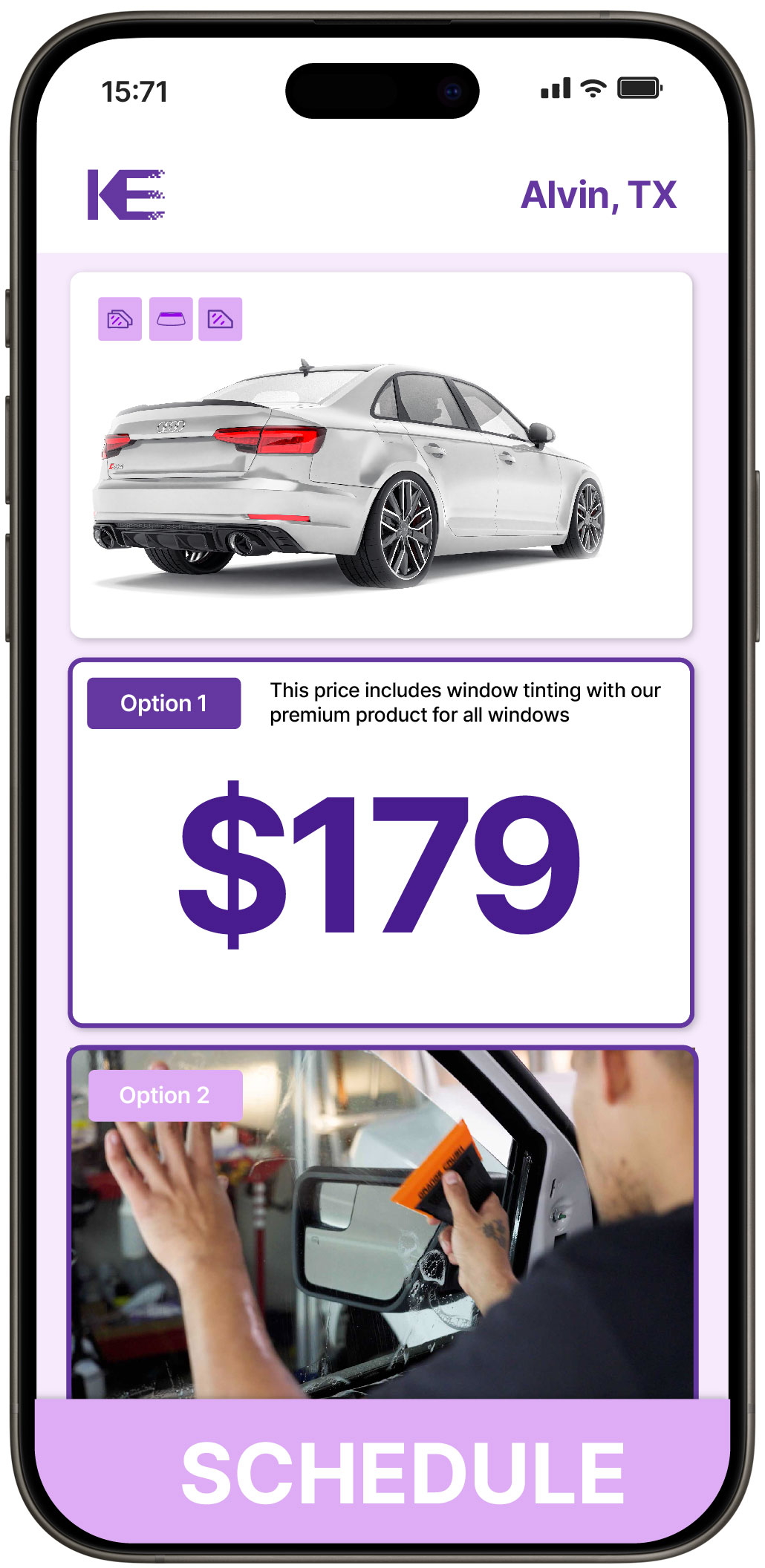 View Competitive Car Window Tinting Prices in Alvin, Texas
