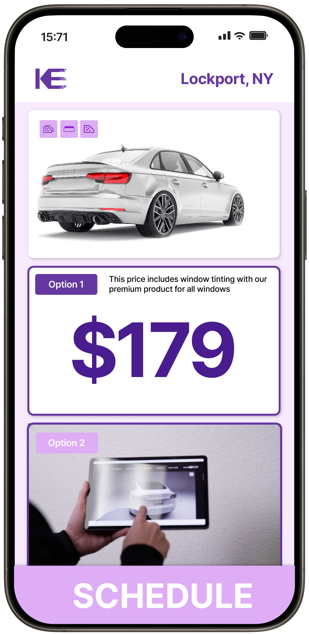 View Reasonable Car Window Tinting Prices in Lockport, New York