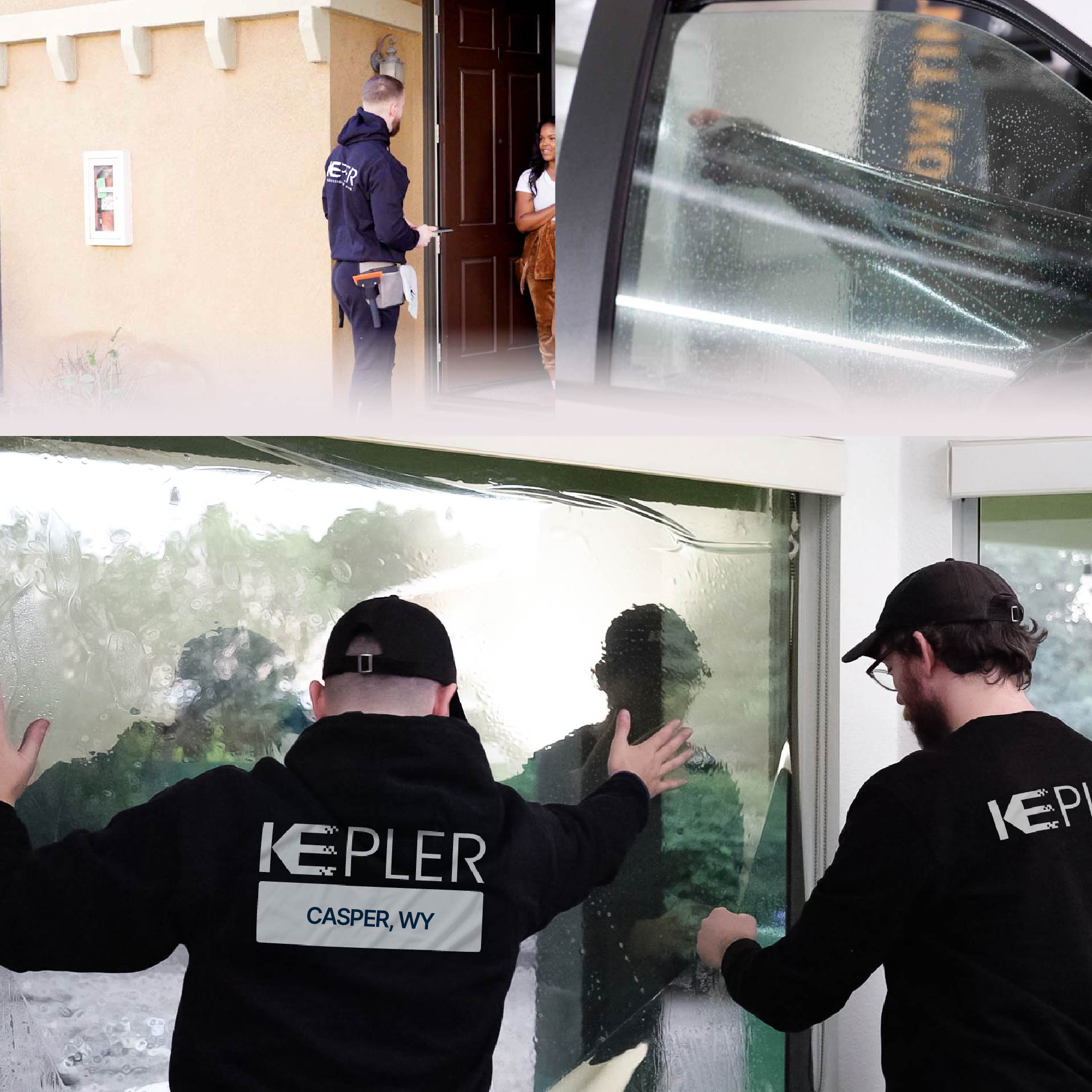 Kepler Specialist Performing Commercial Window Tinting in Casper Casper