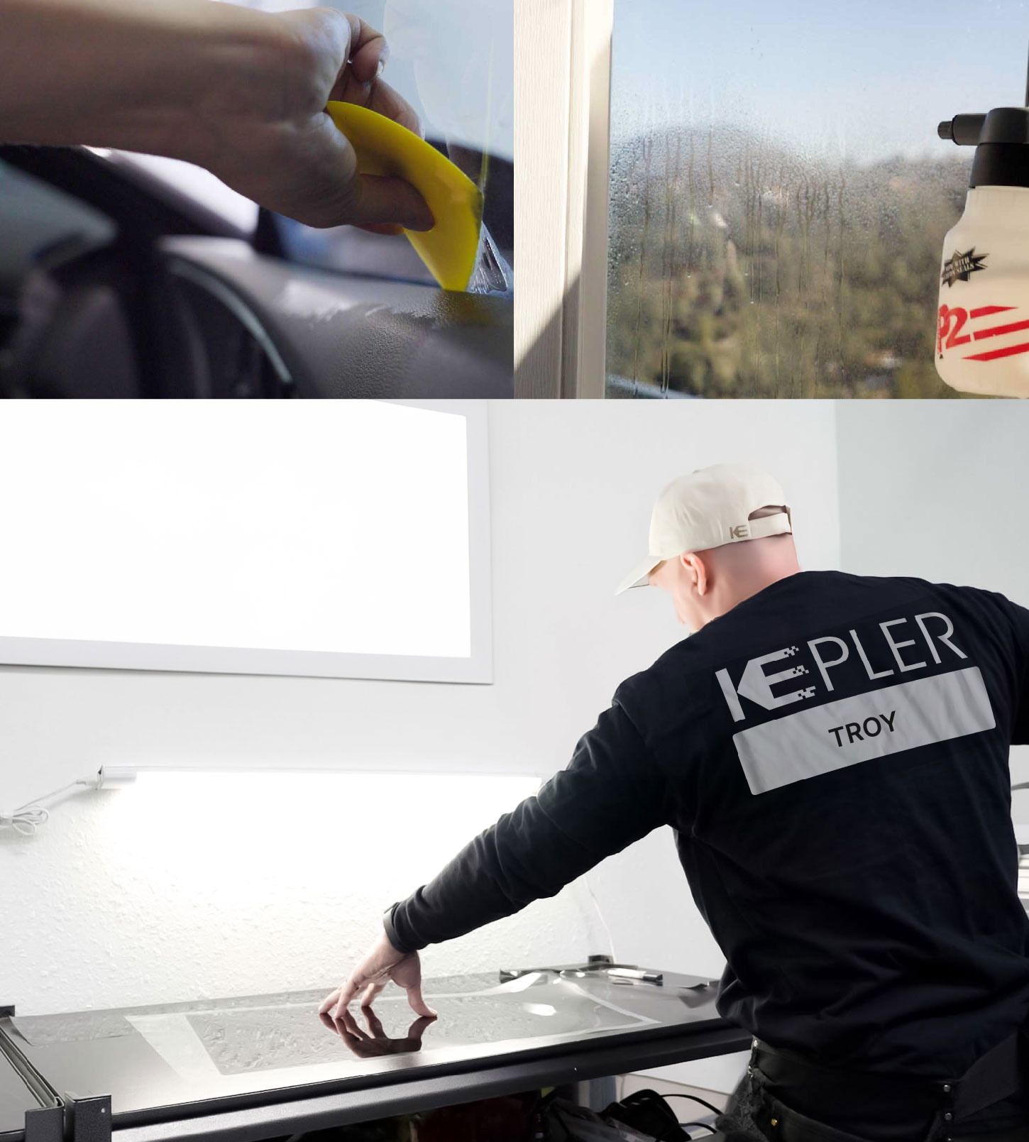 Window Tinting Specialist Cutting Film in Troy, New York
