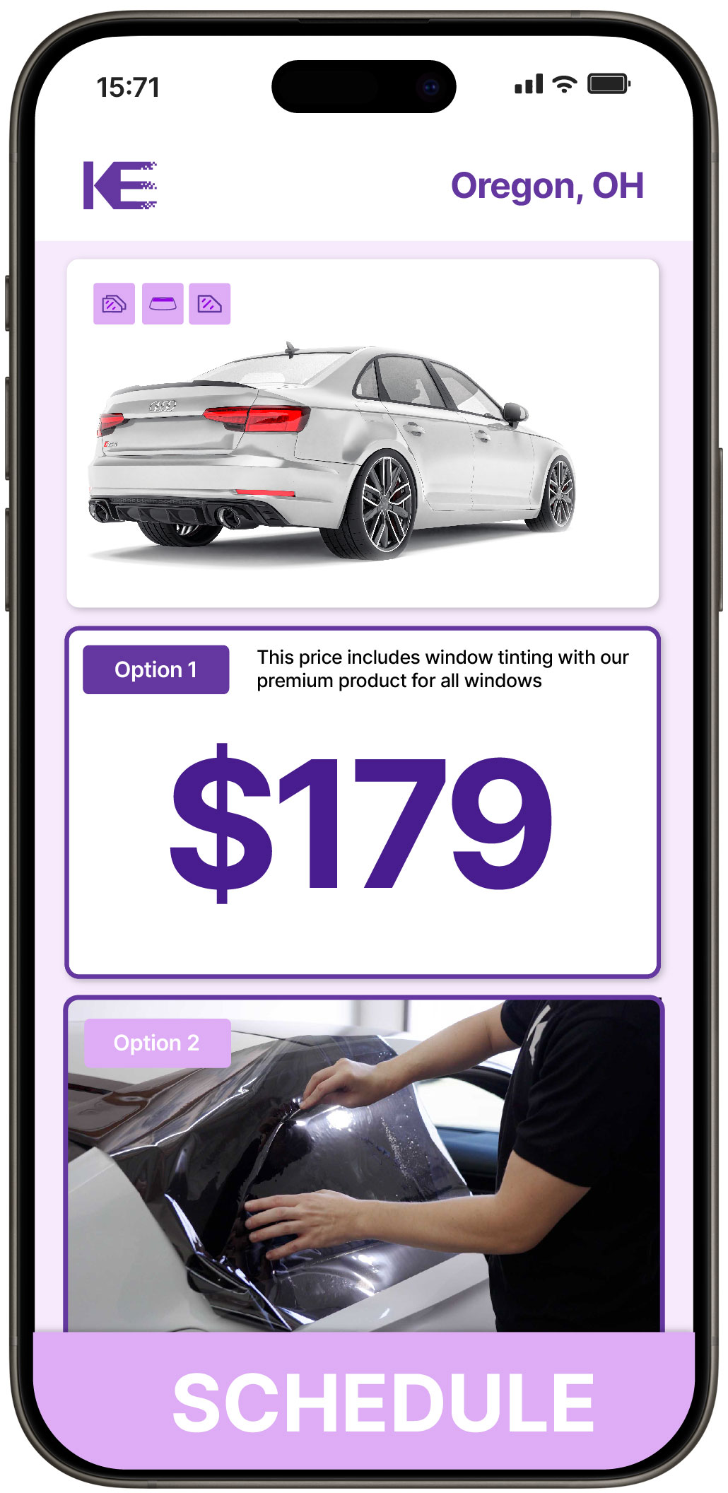 View Competitive Car Window Tinting Rates in Oregon, Ohio