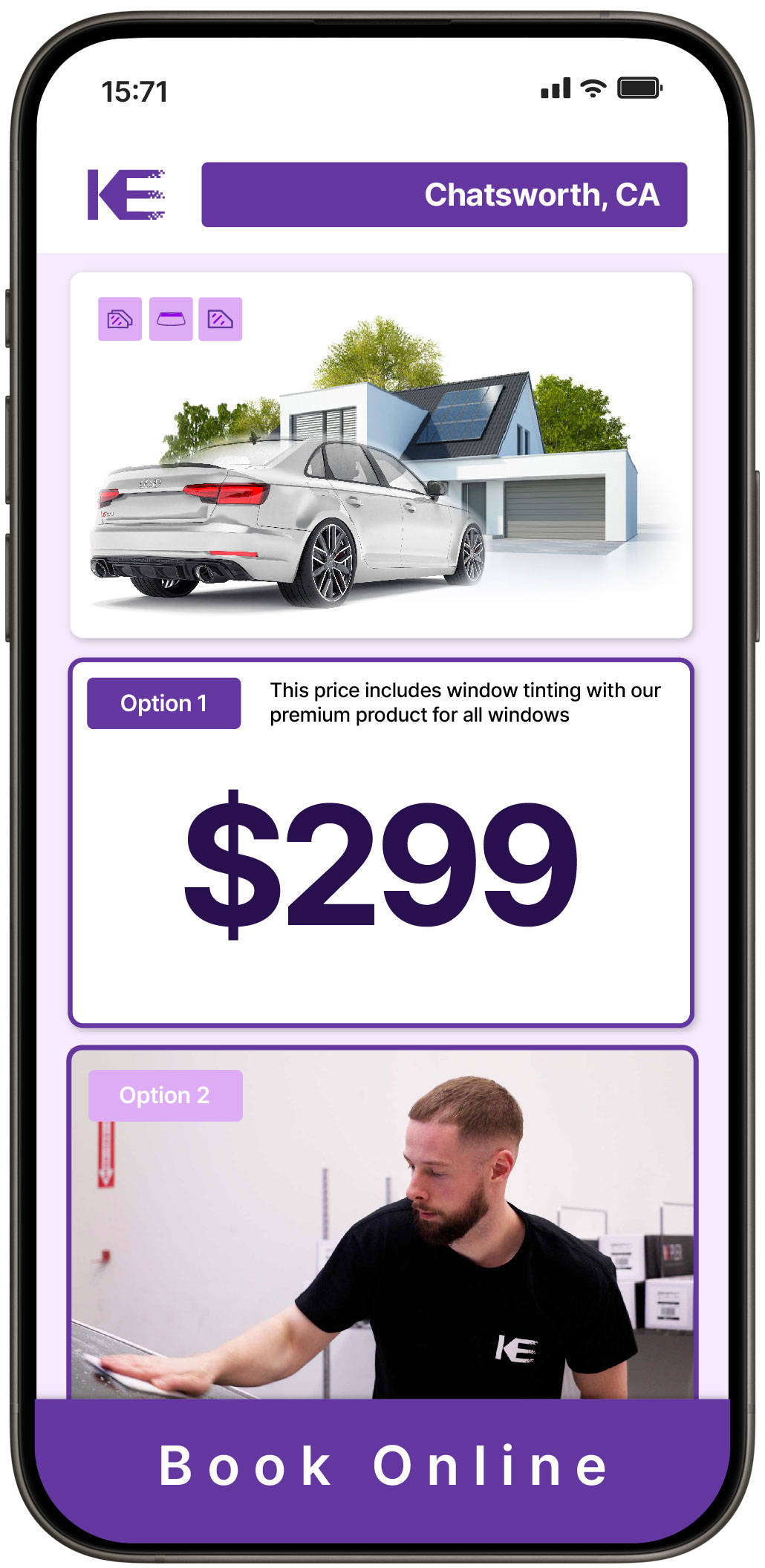 View Affordable Tesla Window Tinting Rates in Riverside, California