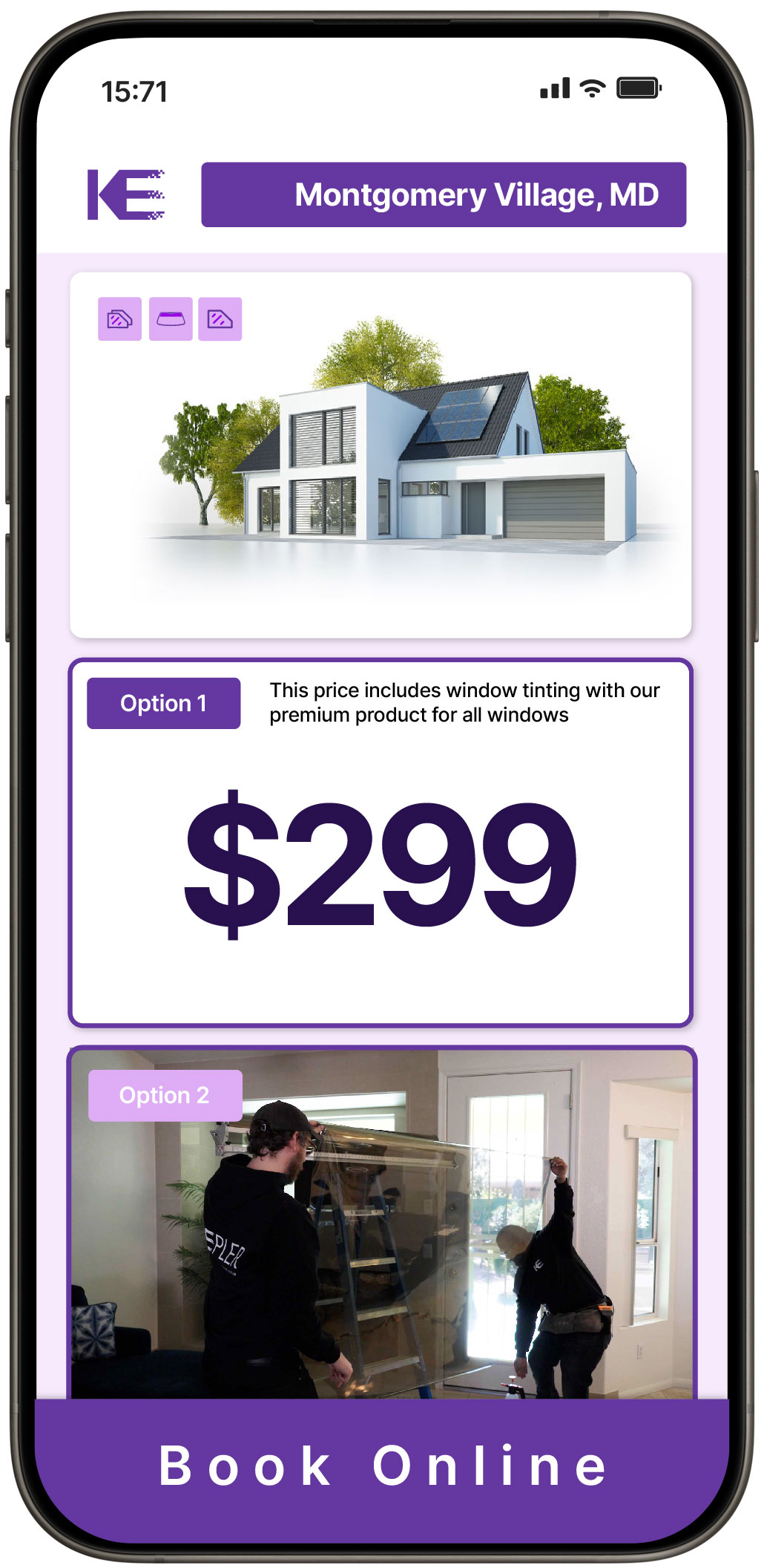 View Competitive Home Window Tinting Rates in Montgomery Village, Maryland