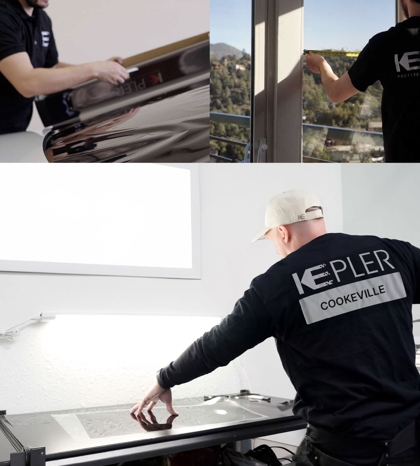 Window Tinting Specialist Cutting Film in Cookeville, Tennessee
