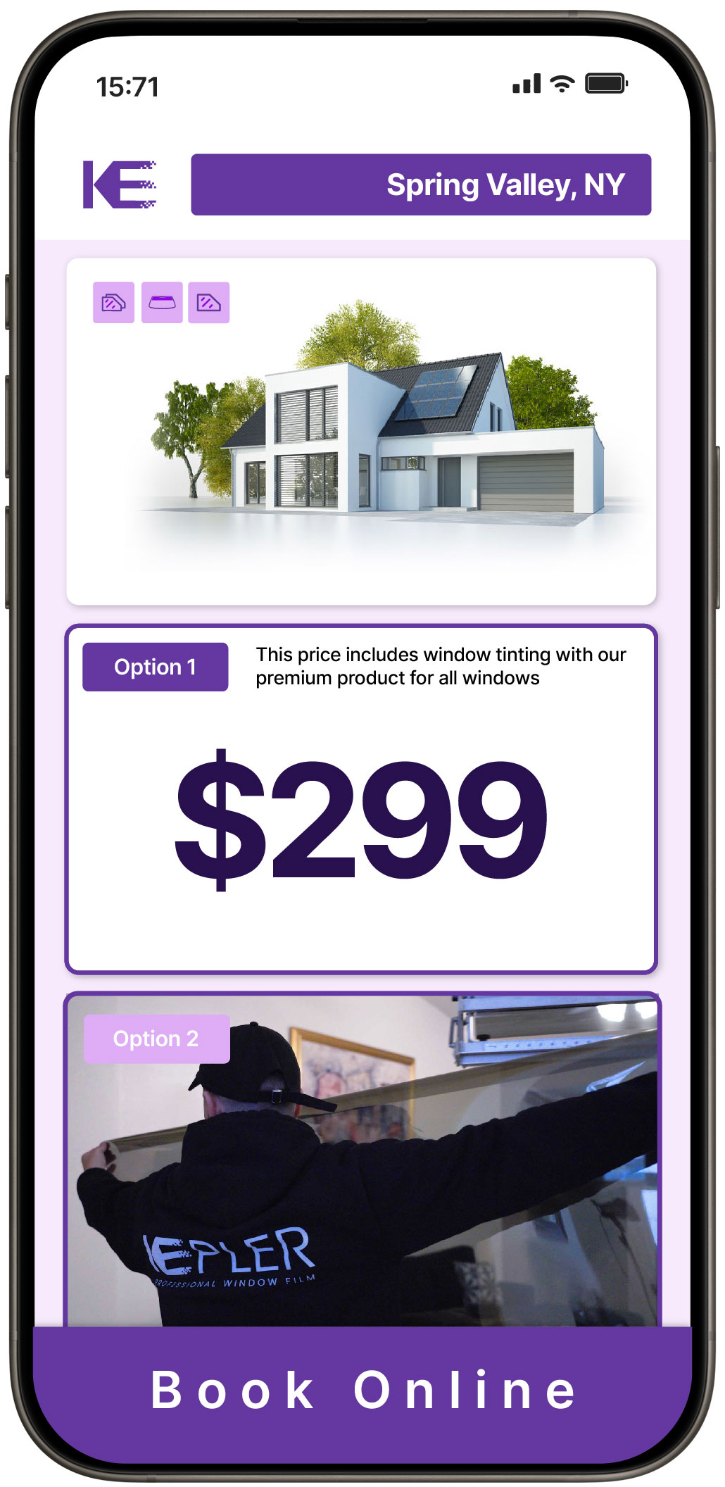 View Competitive Home Window Tinting Prices in Spring Valley, New York