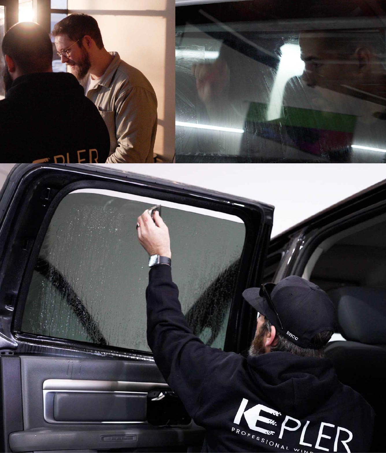 Kepler Window Tinting Specialists at Work in Johnson City, New York
