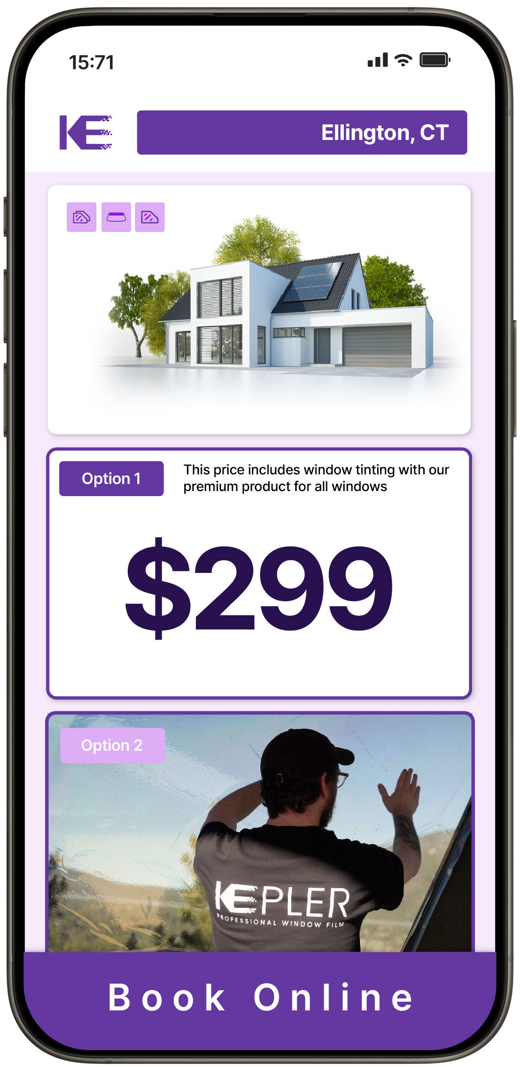 View Reasonable Home Window Tinting Rates in Ellington, Connecticut