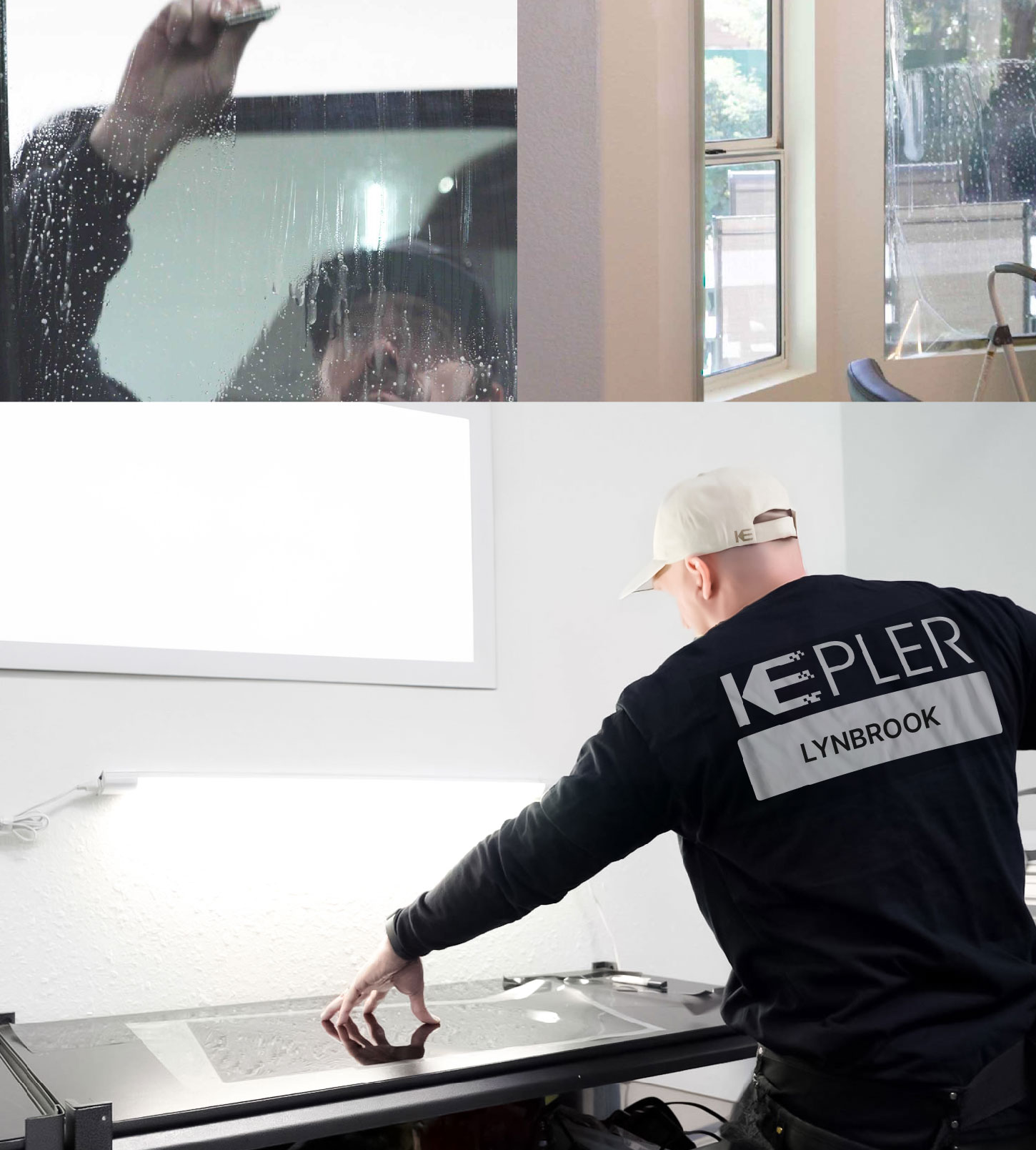 Window Tinting Specialist Cutting Film in Lynbrook, New York