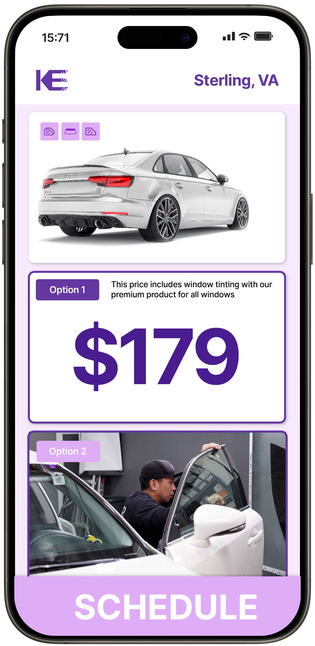 View Competitive Car Window Tinting Costs in Sterling, Virginia