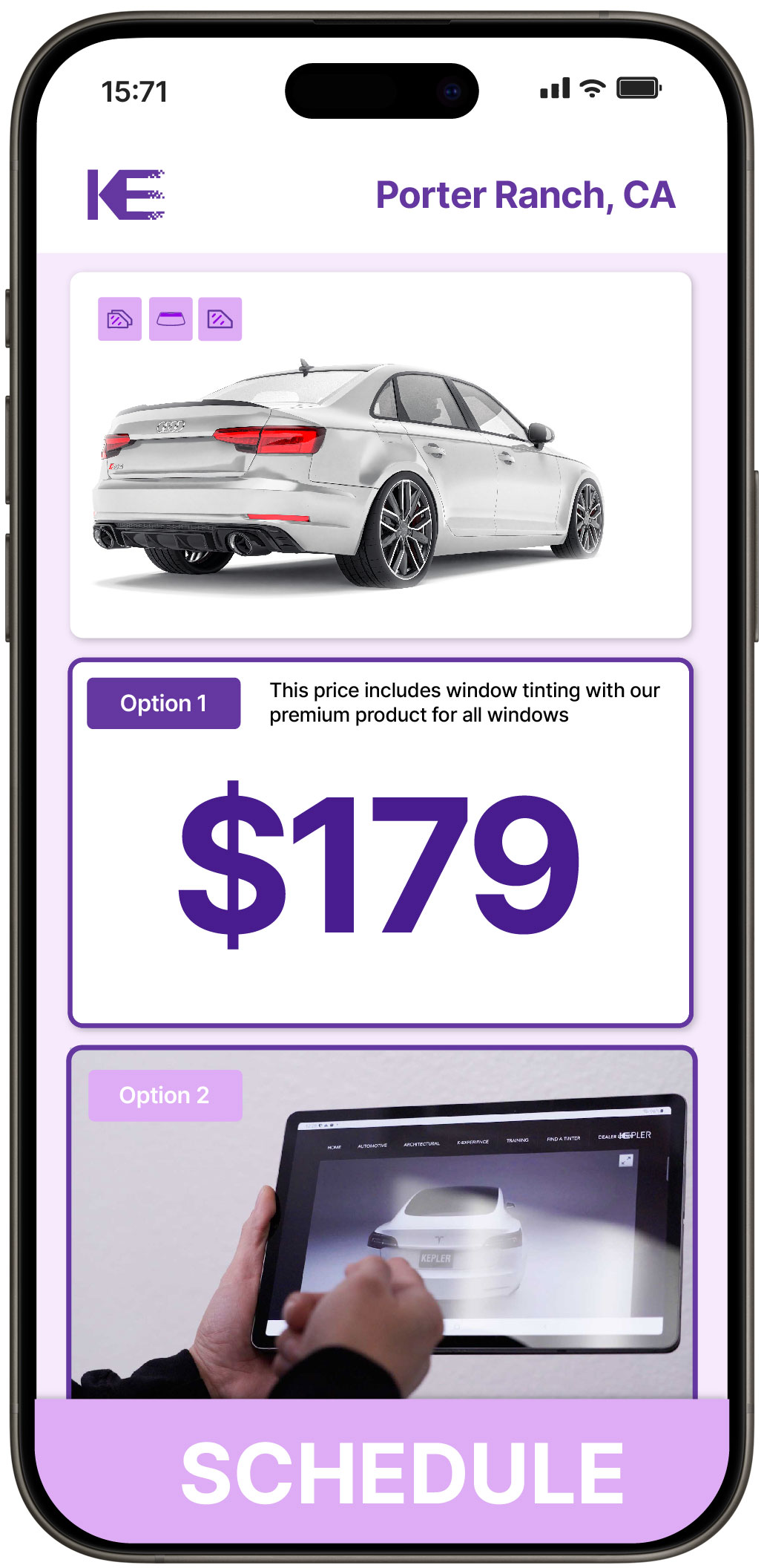 View Affordable Car Window Tinting Rates in Porter Ranch, California