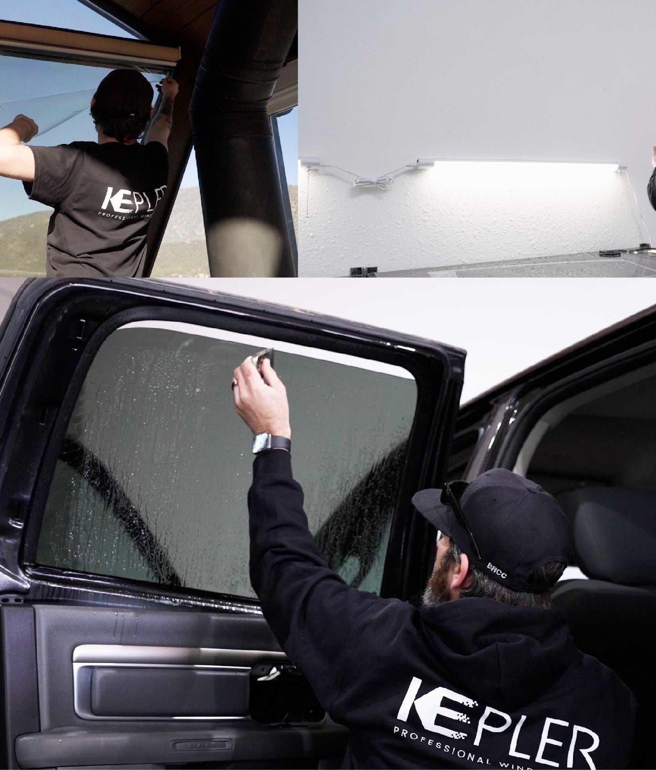 Kepler Window Tinting Specialists at Work in Sunnyside, Washington