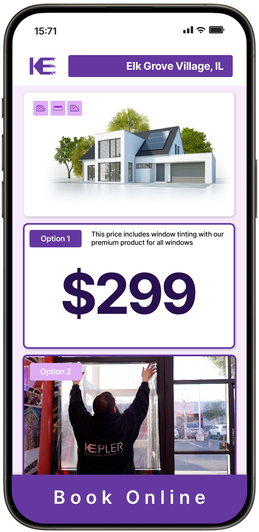 View Competitive Home Window Tinting Prices in Elk Grove Village, Illinois