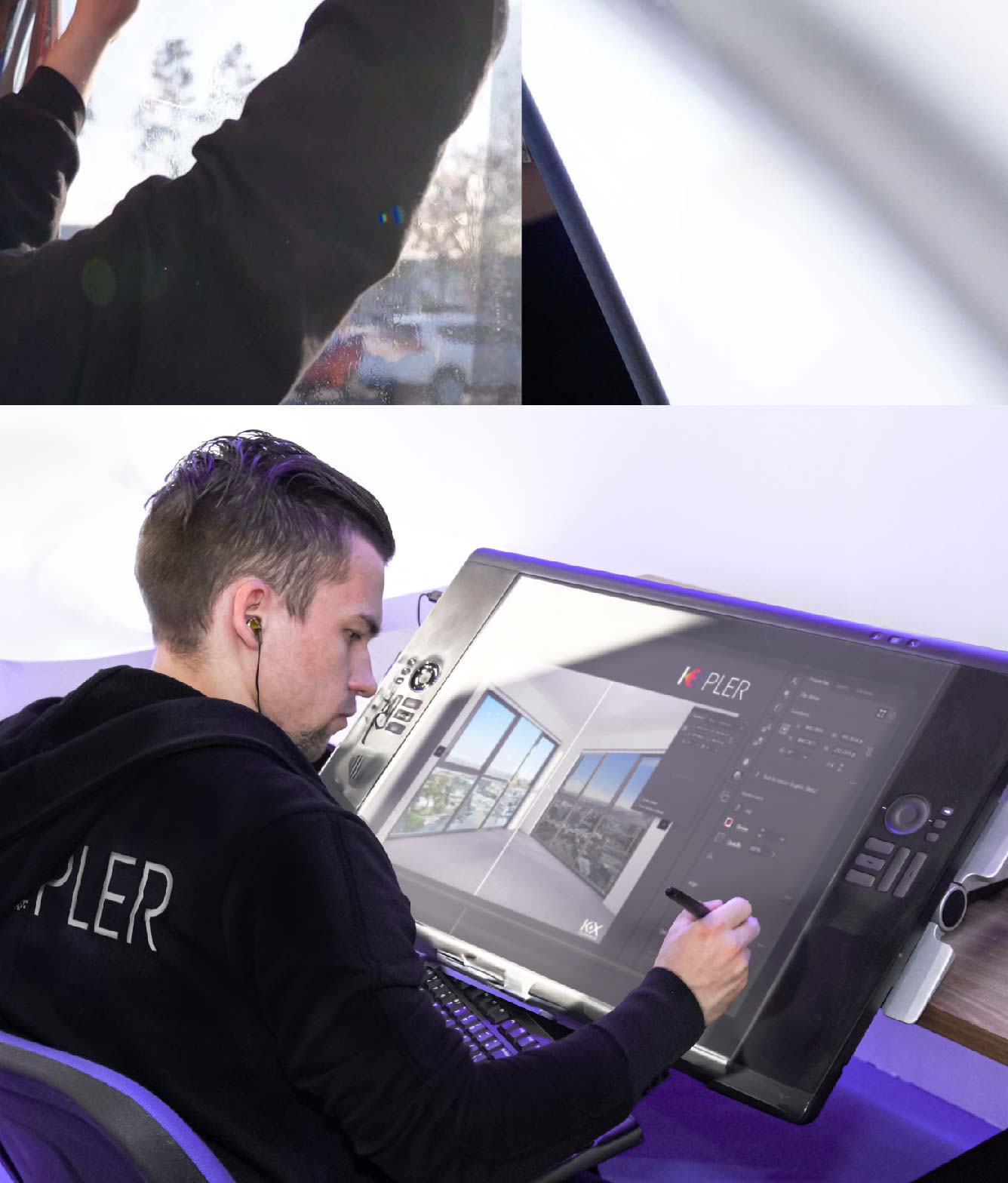 Kepler Specialist Performing Commercial Window Tinting in Fairfax Fairfax
