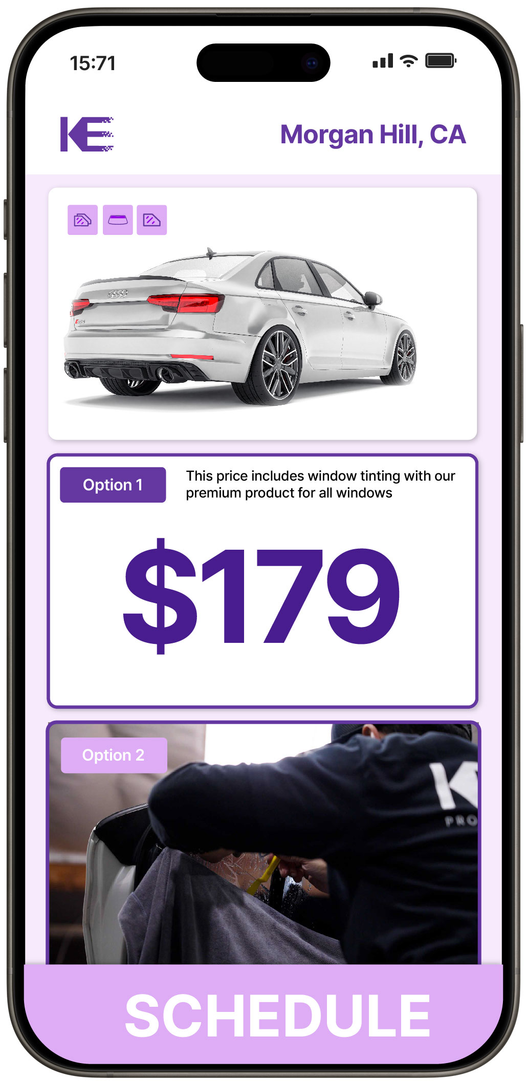 View Reasonable Car Window Tinting Costs in Morgan Hill, California