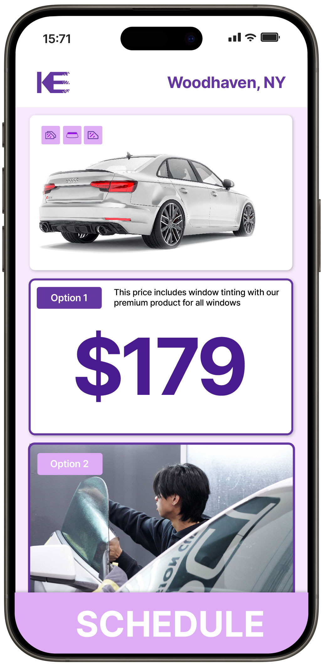 View Affordable Car Window Tinting Rates in Woodhaven, New York