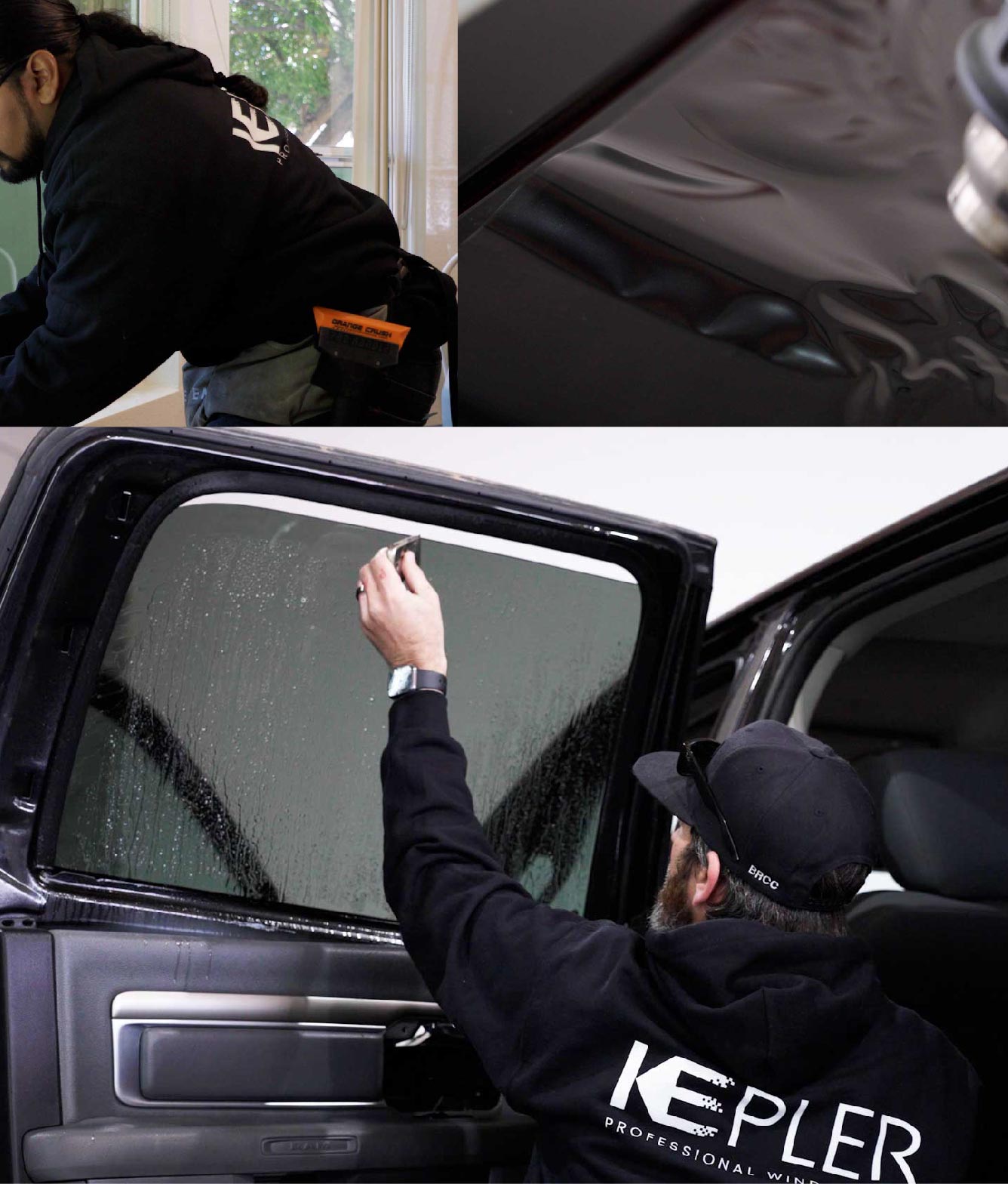 Kepler Window Tinting Specialists at Work in Geneva, Illinois