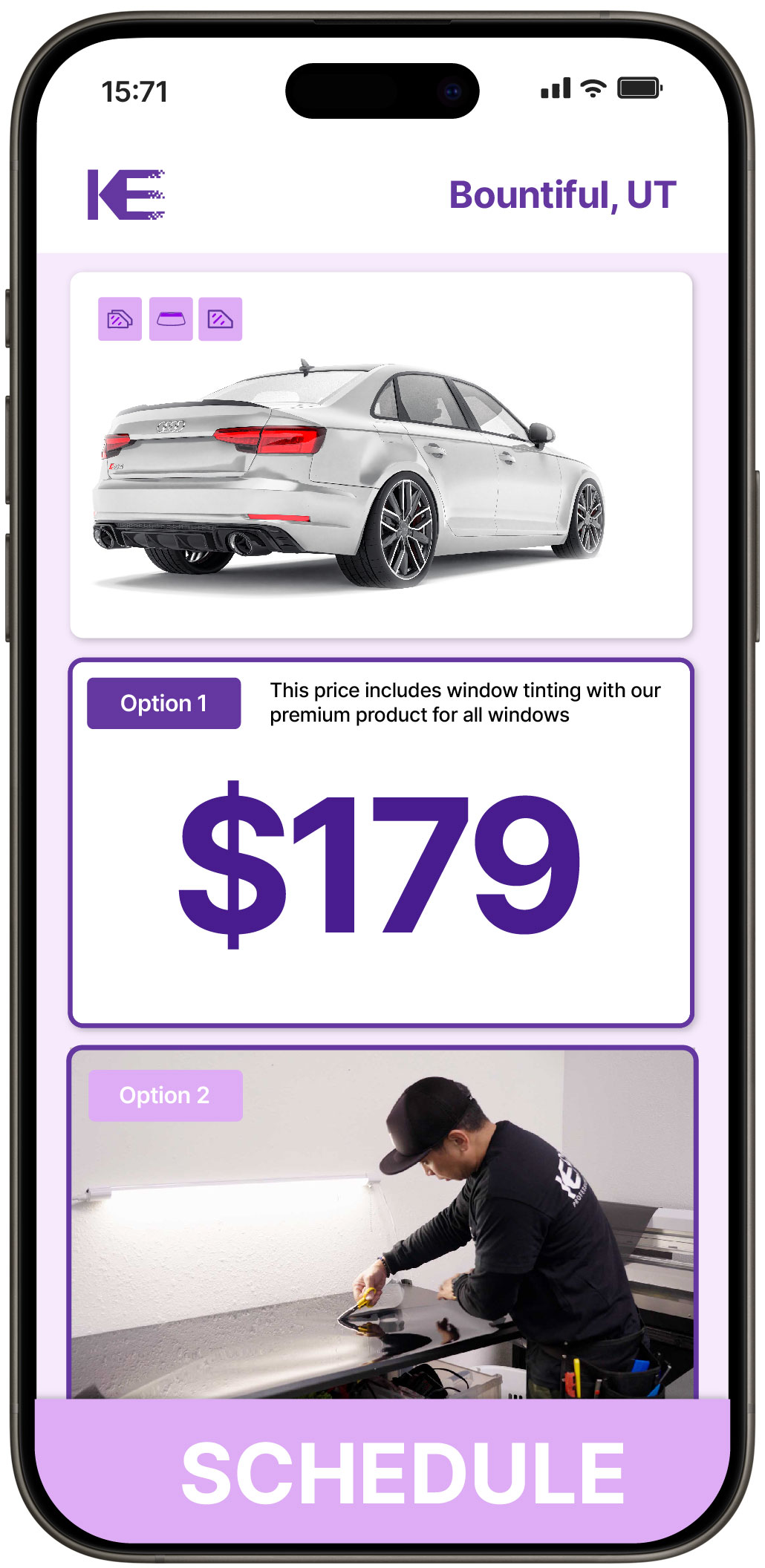 View Competitive Car Window Tinting Costs in Bountiful, Utah