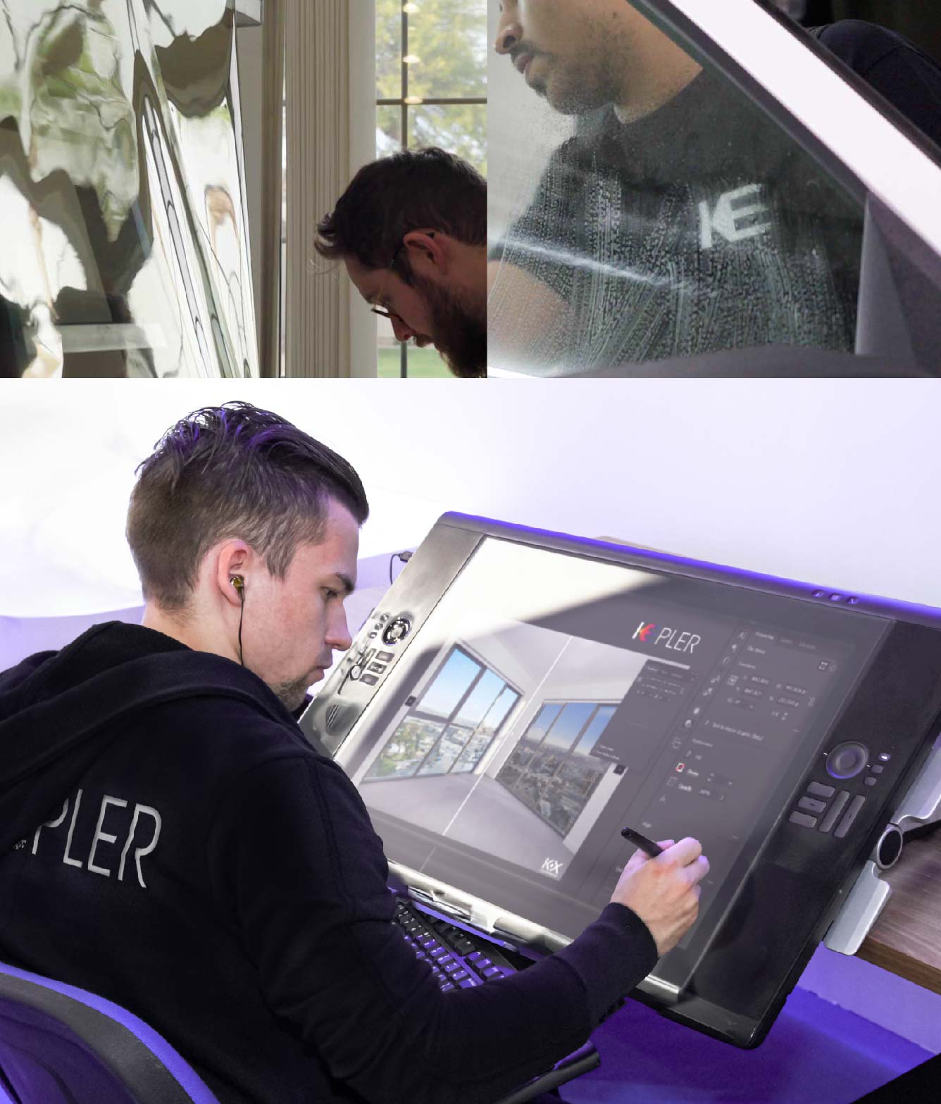 Kepler Specialist Performing Commercial Window Tinting in Burton Burton