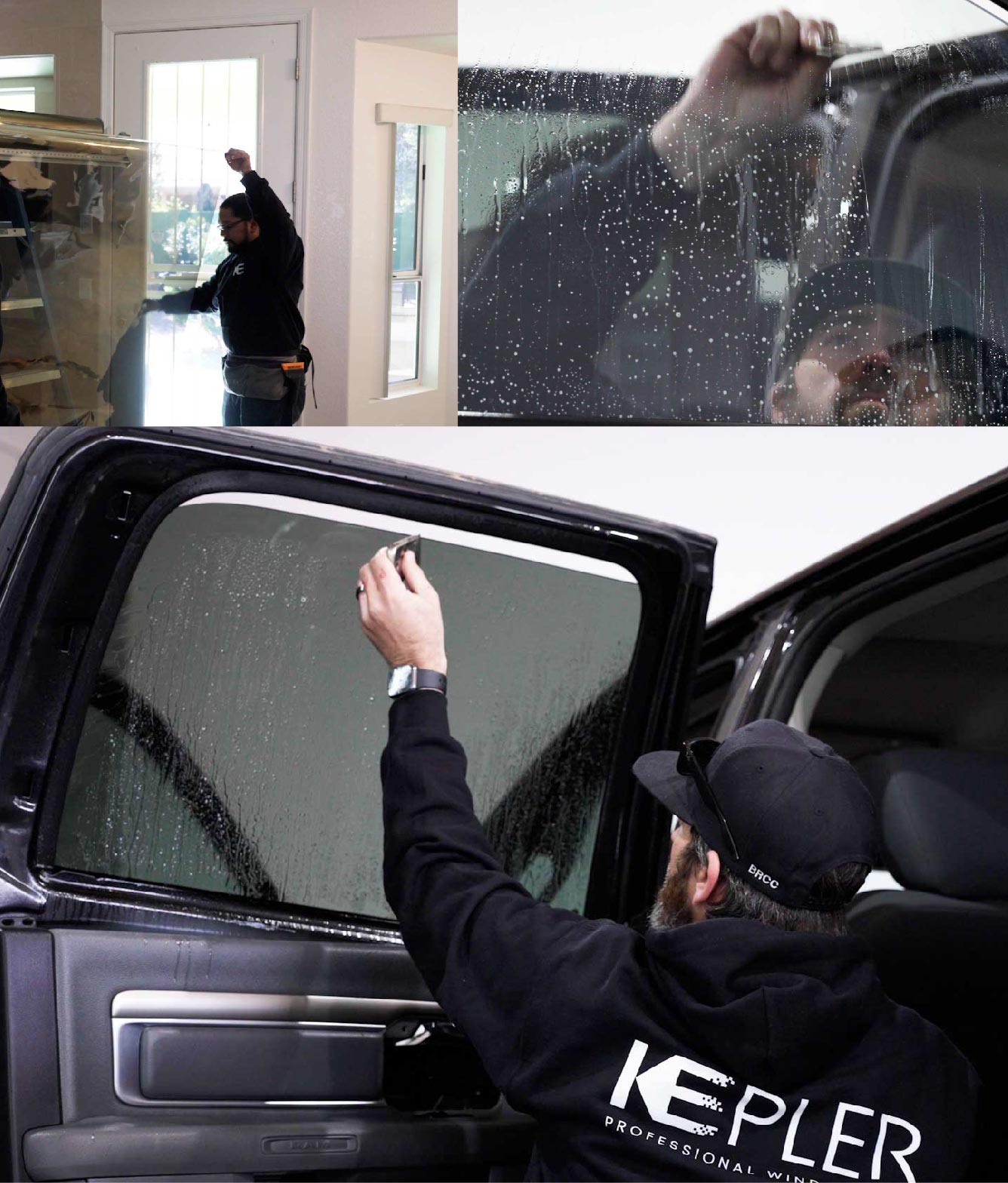 Kepler Window Tinting Specialists at Work in Hope Mills, North Carolina