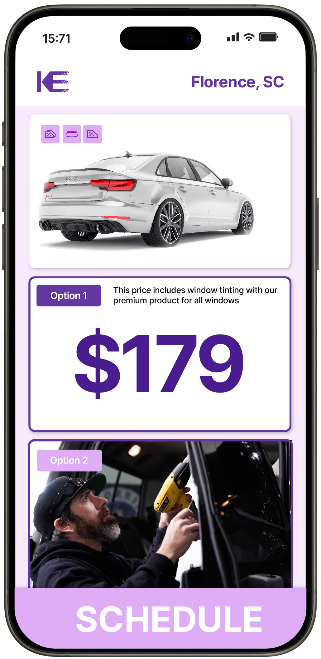 View Affordable Car Window Tinting Prices in Florence, South Carolina