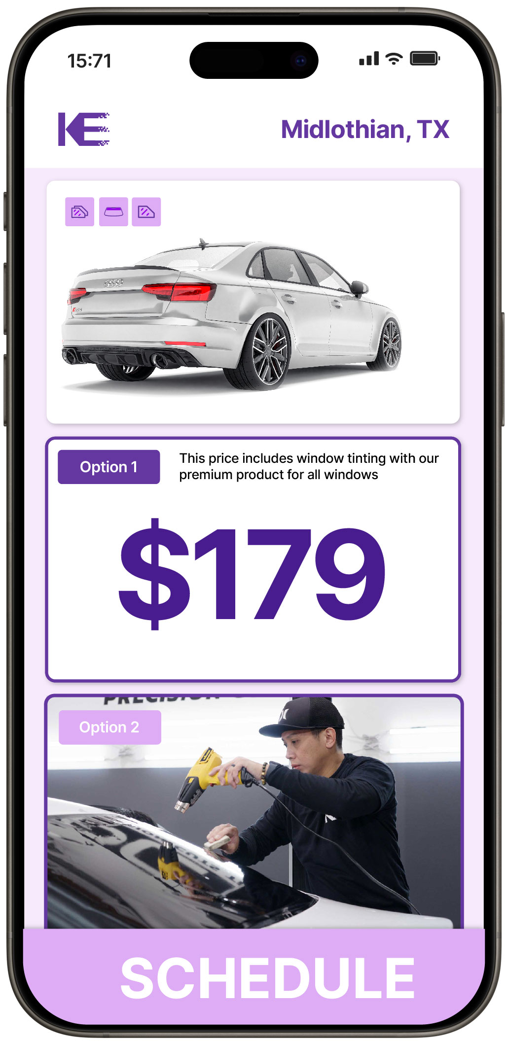 View Reasonable Car Window Tinting Rates in Midlothian, Texas