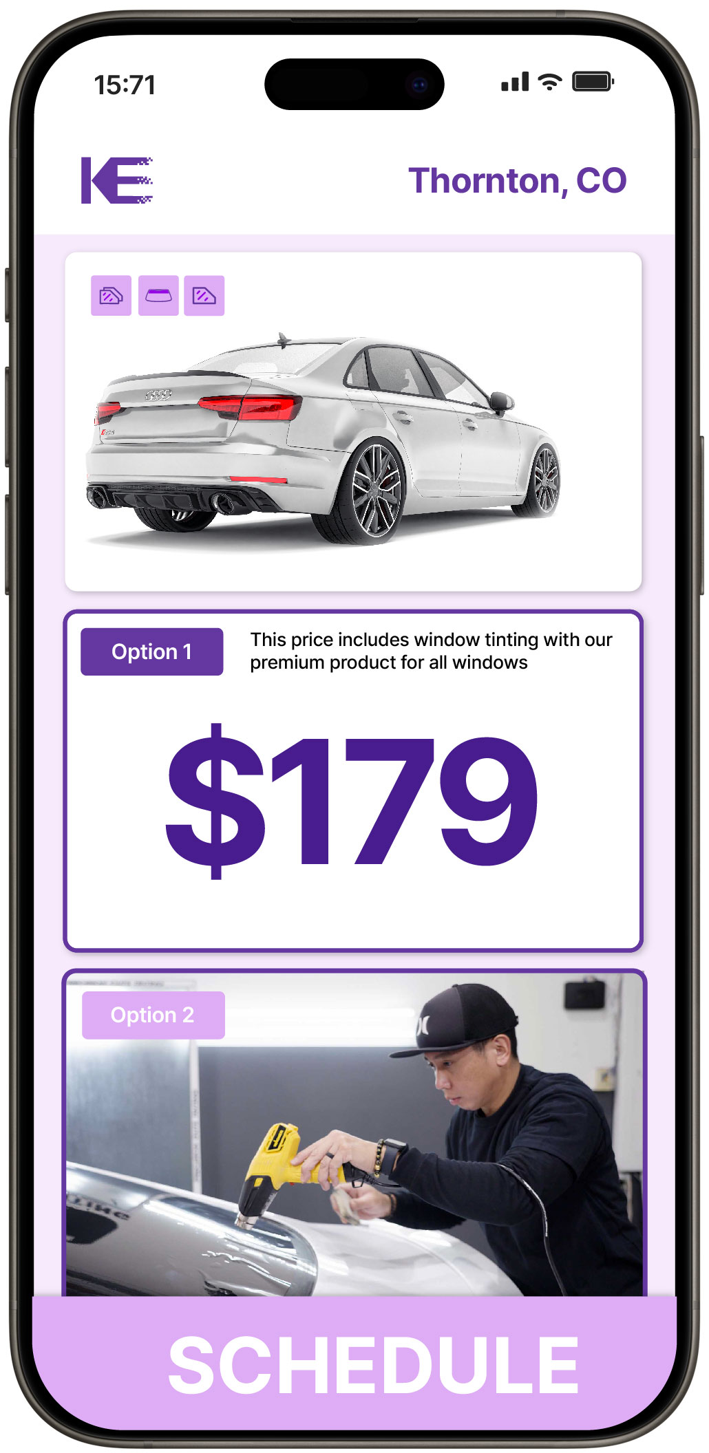 View Competitive Car Window Tinting Prices in Thornton, Colorado