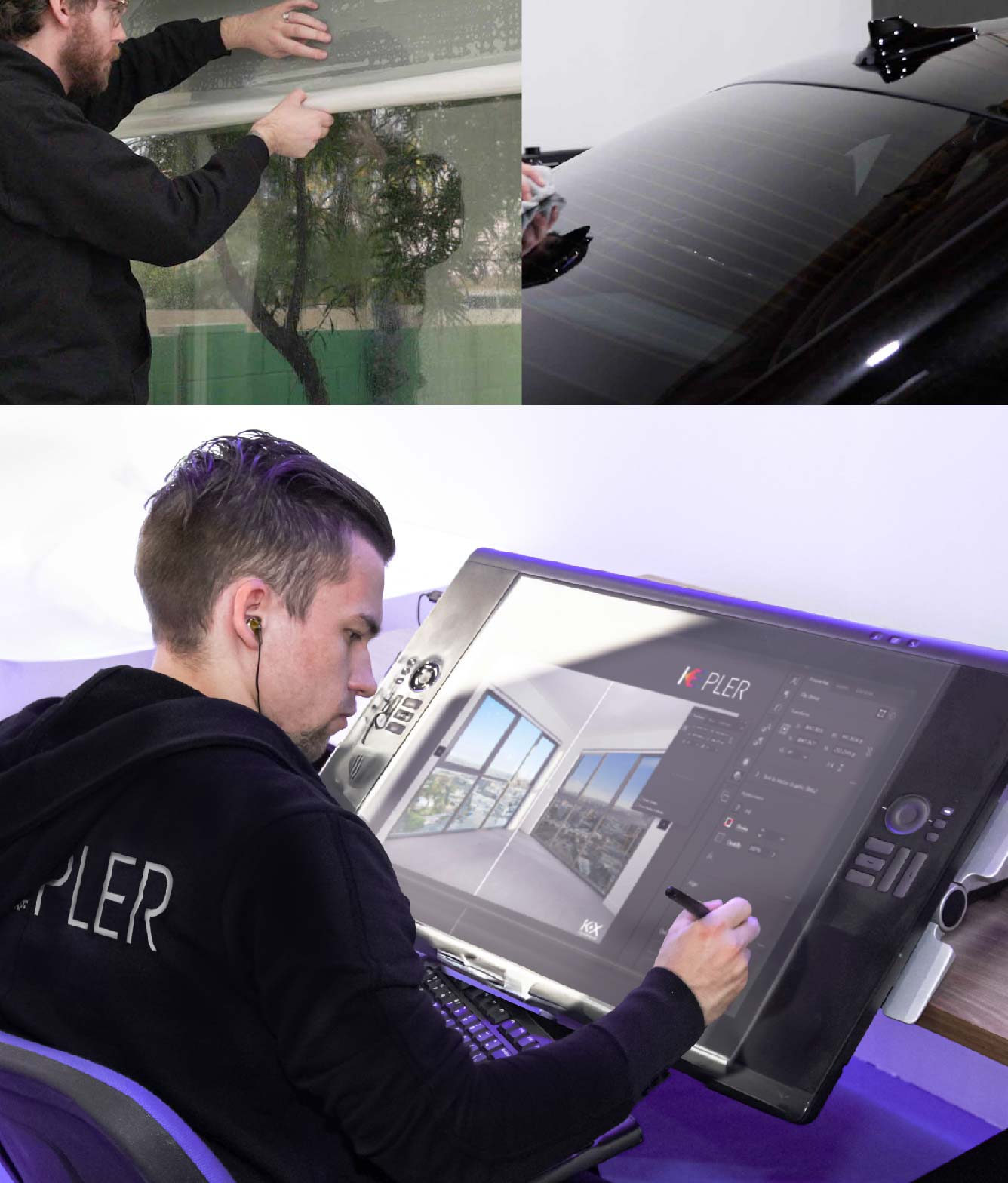 Kepler Specialist Performing Commercial Window Tinting in Foley Foley