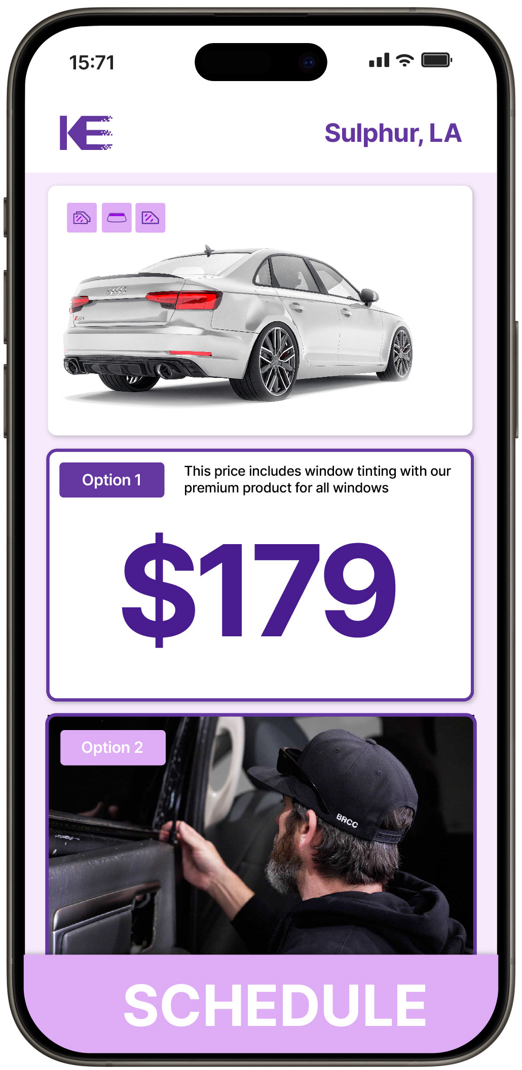 View Reasonable Car Window Tinting Rates in Sulphur, Louisiana