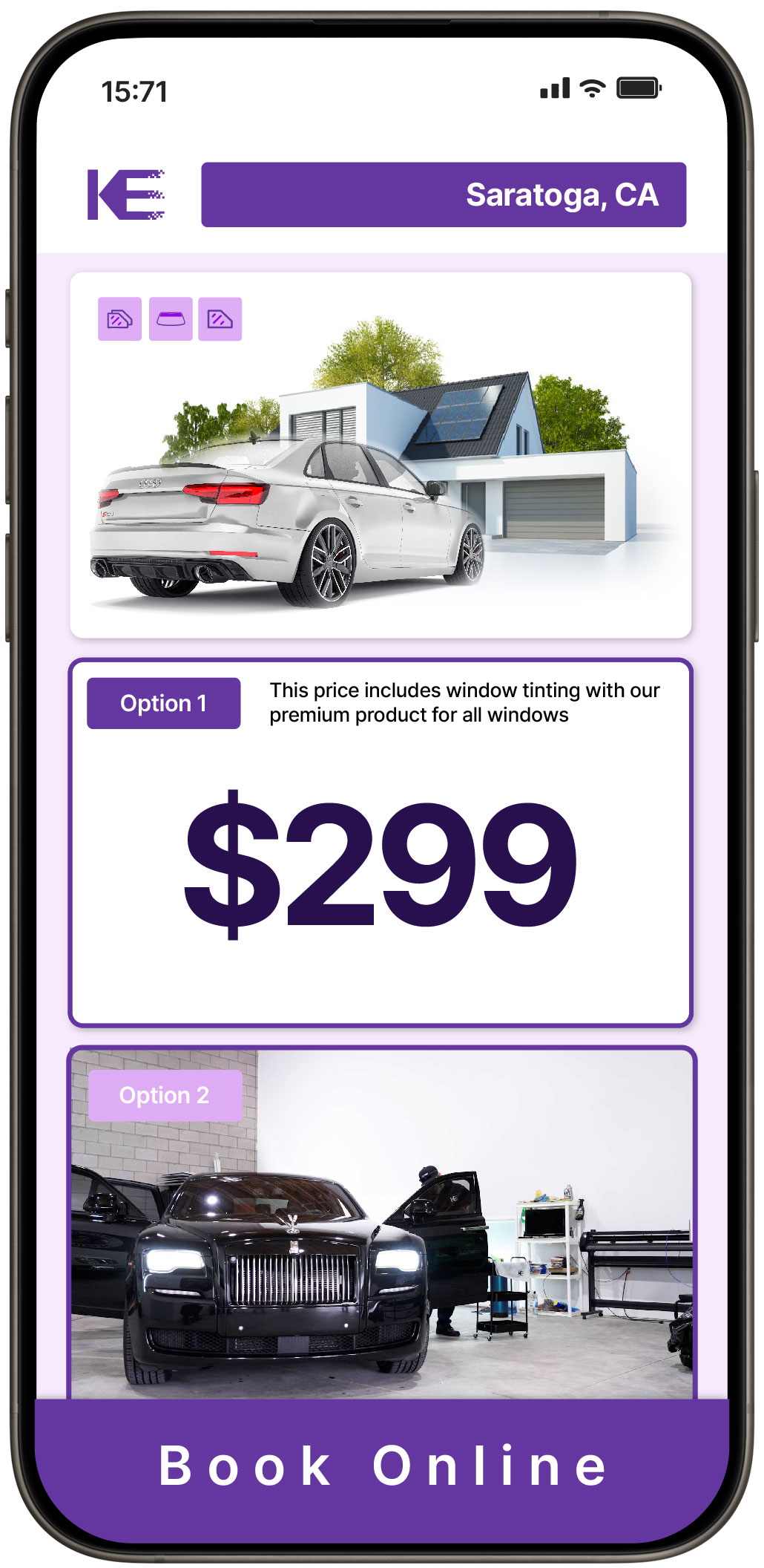 View Competitive Window Tinting Prices in Saratoga, California