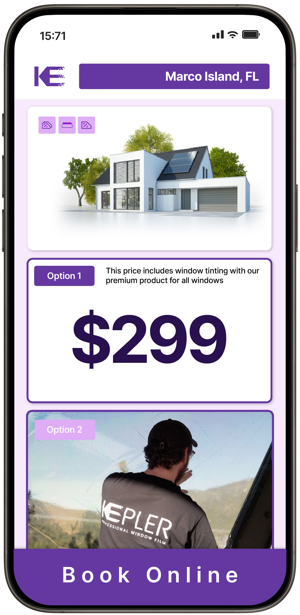 View Competitive Home Window Tinting Prices in Marco Island, Florida