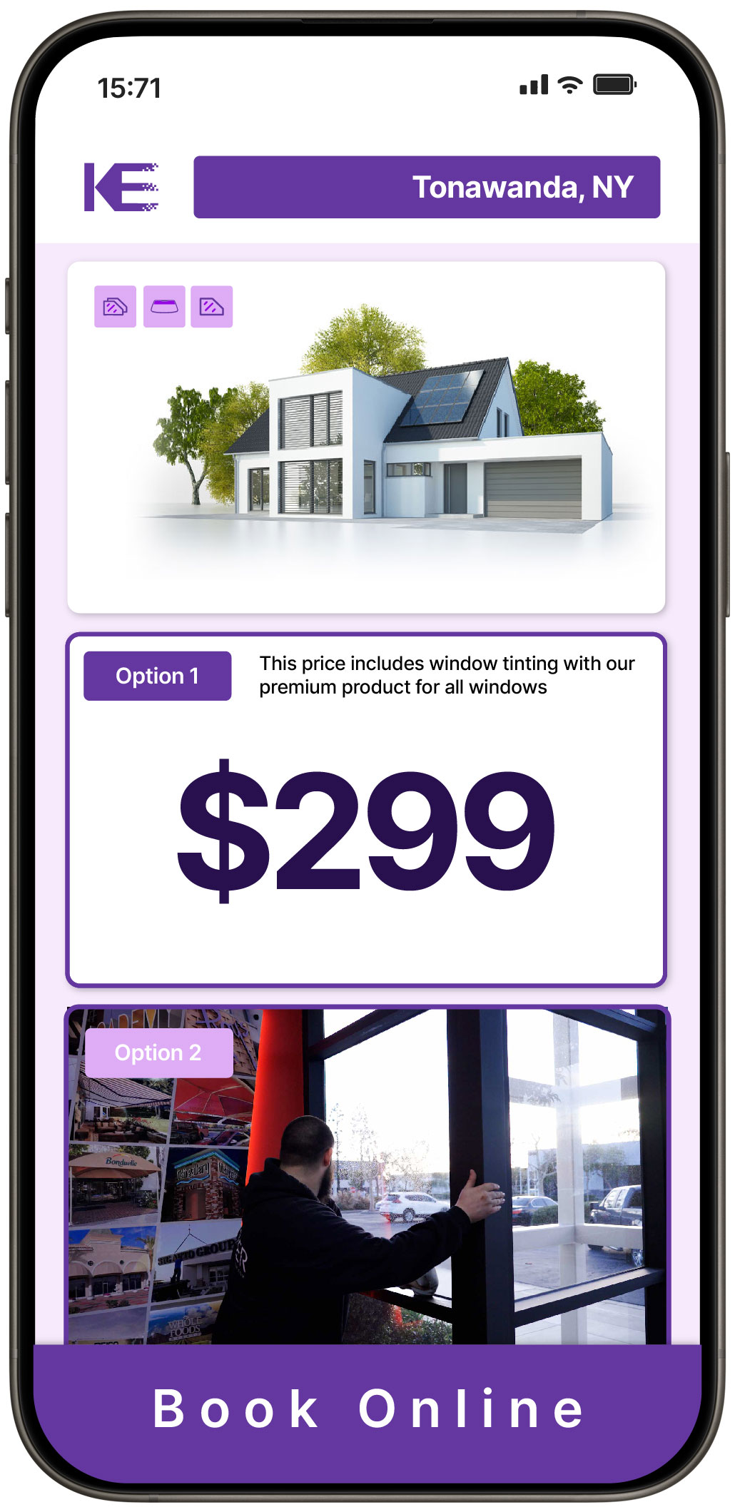 View Competitive Home Window Tinting Rates in Tonawanda, New York