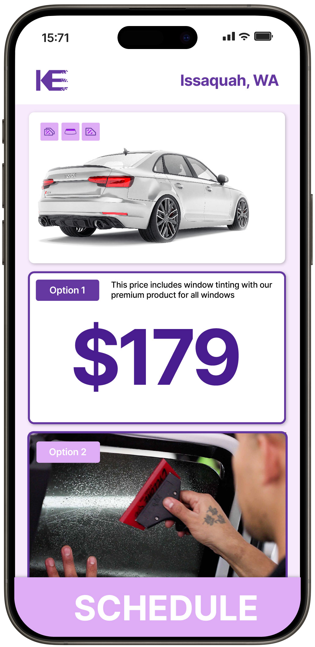 View Reasonable Car Window Tinting Costs in Issaquah, Washington