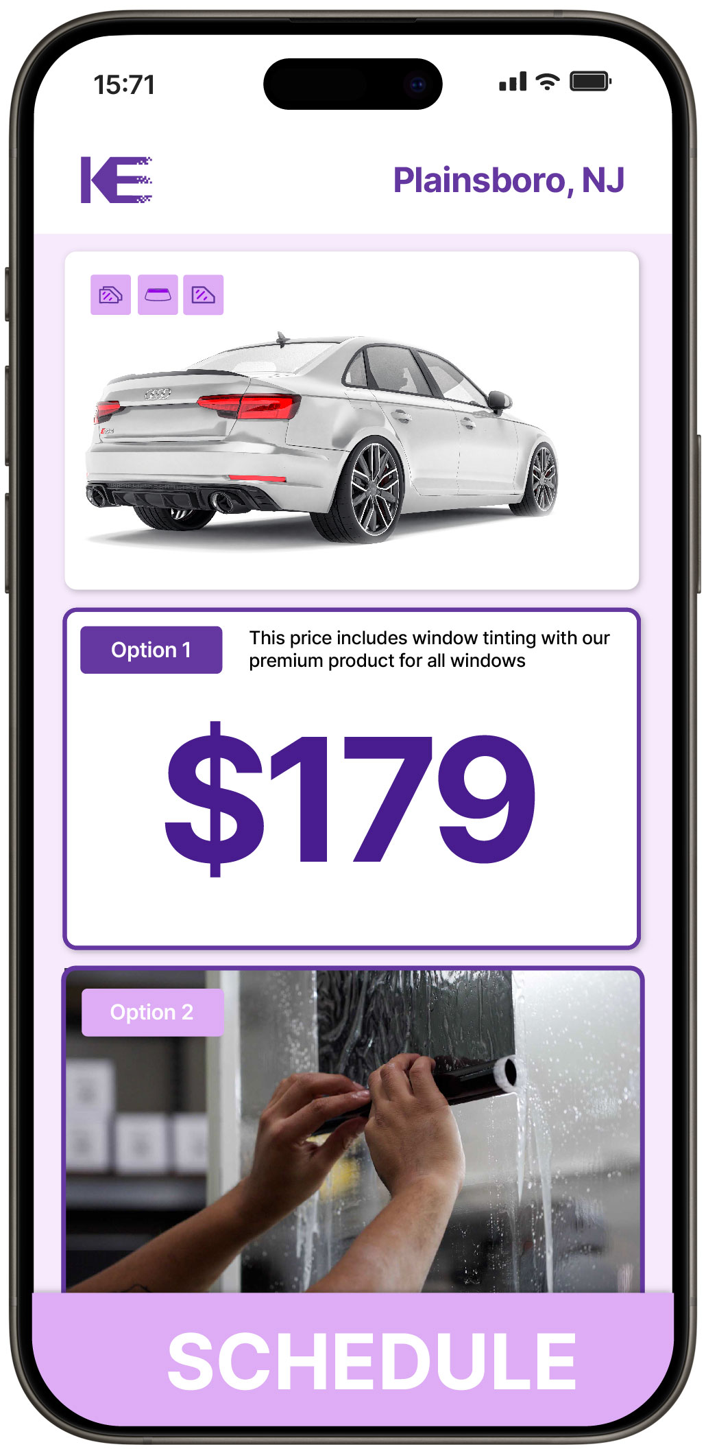View Reasonable Car Window Tinting Rates in Plainsboro, New Jersey