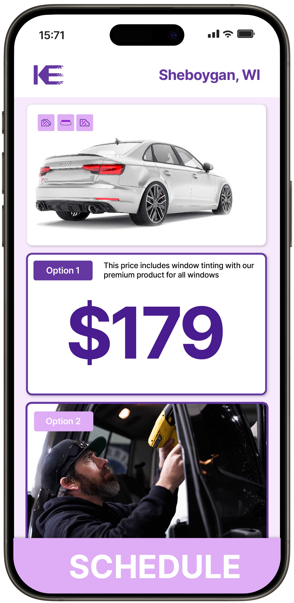View Competitive Car Window Tinting Prices in Sheboygan, Wisconsin