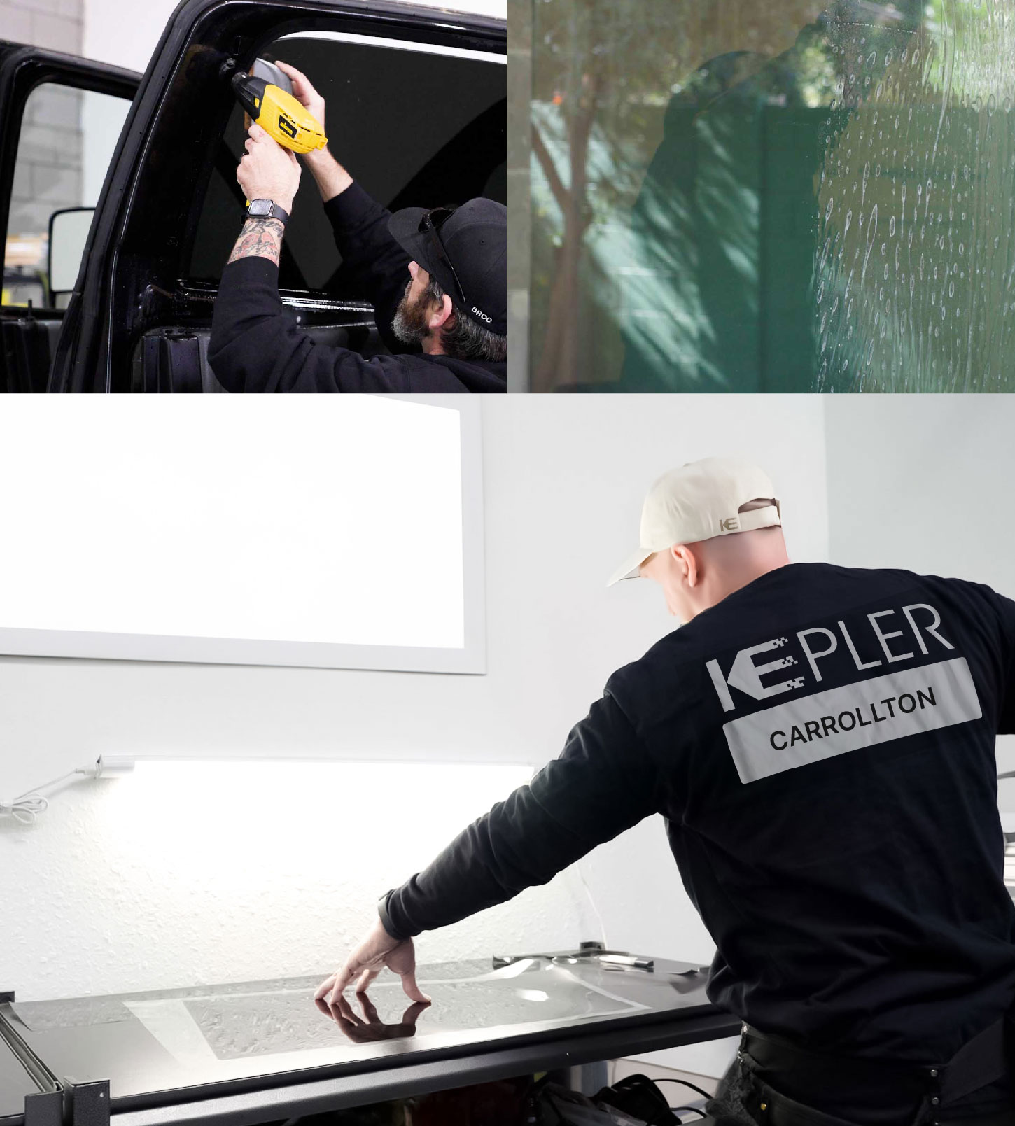 Window Tinting Specialist Cutting Film in Carrollton, Georgia