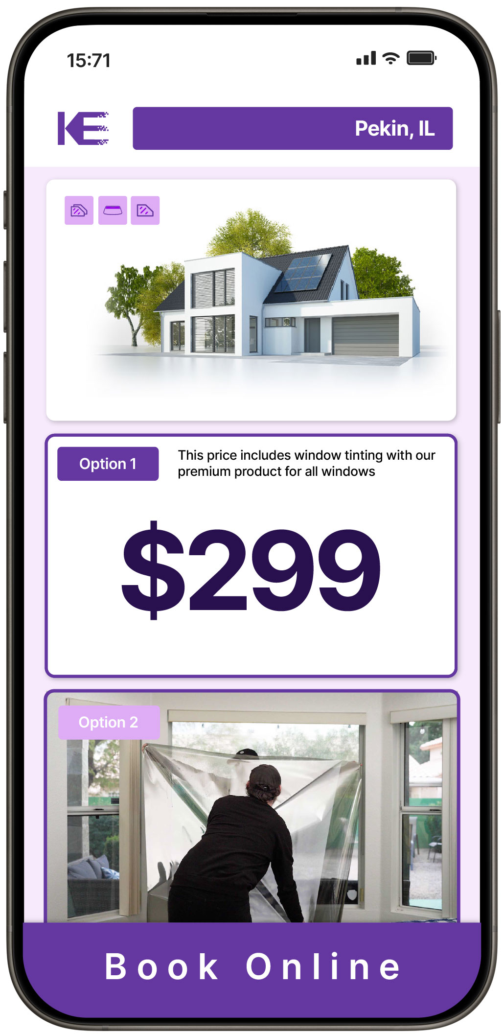 View Affordable Home Window Tinting Costs in Pekin, Illinois