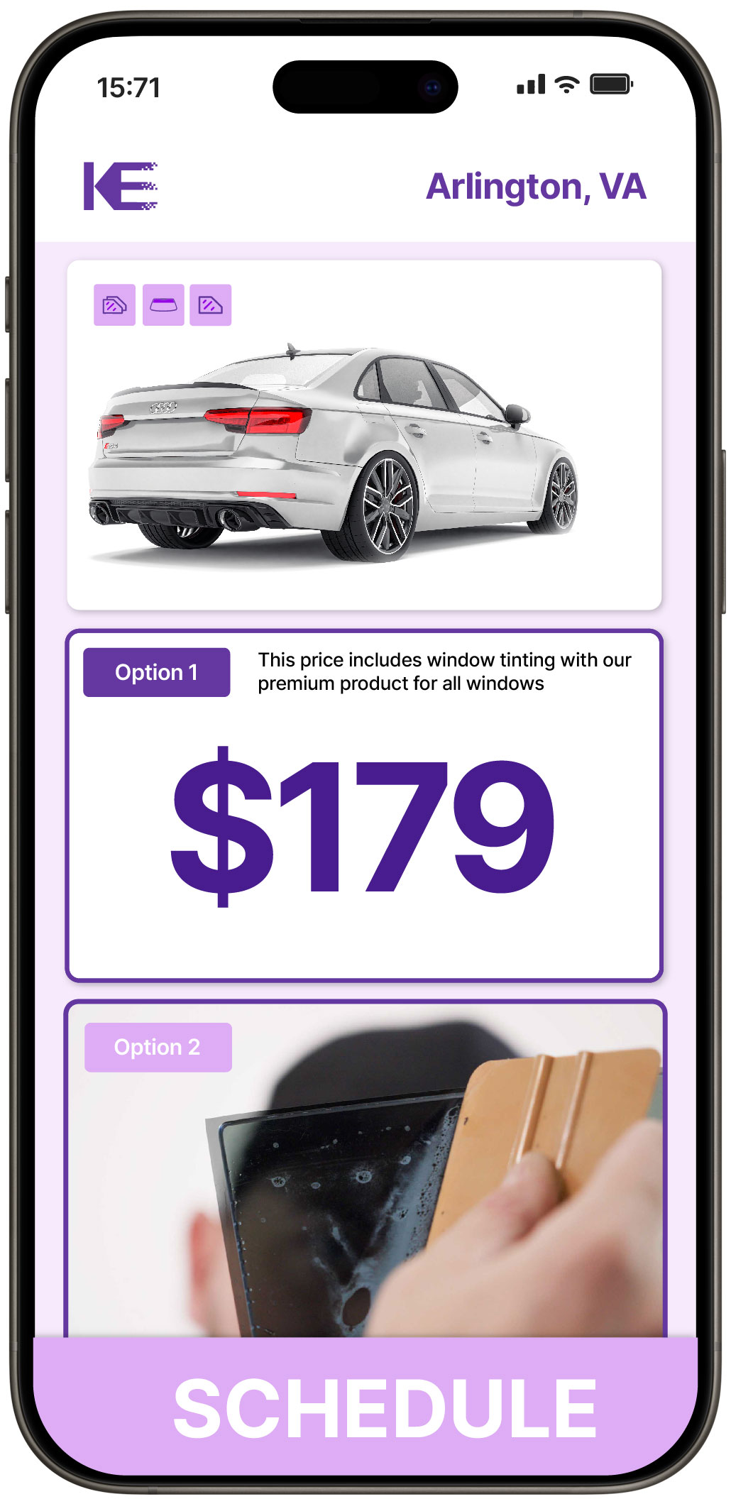 View Affordable Car Window Tinting Prices in Arlington, Virginia
