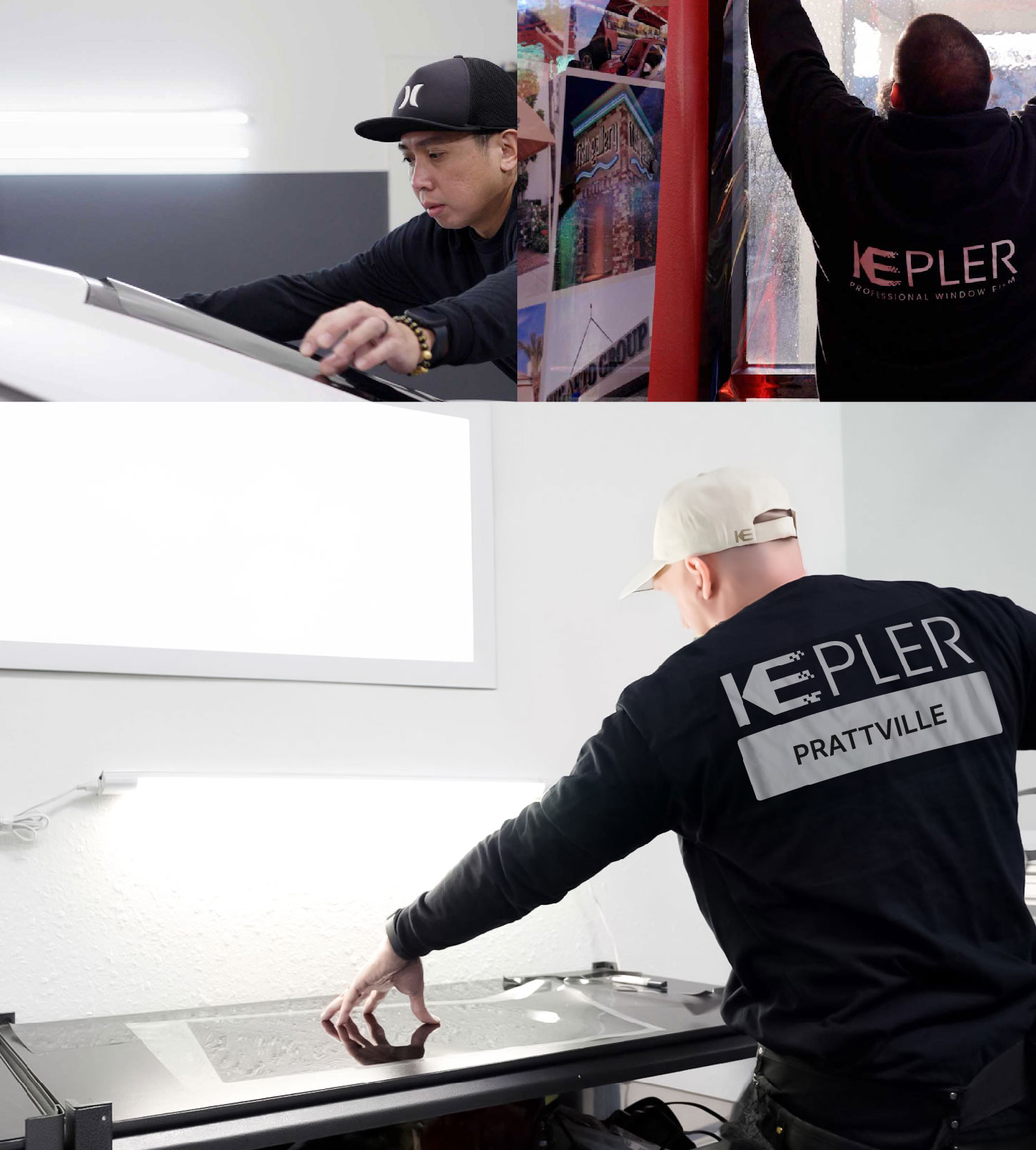 Window Tinting Specialist Cutting Film in Prattville, Alabama