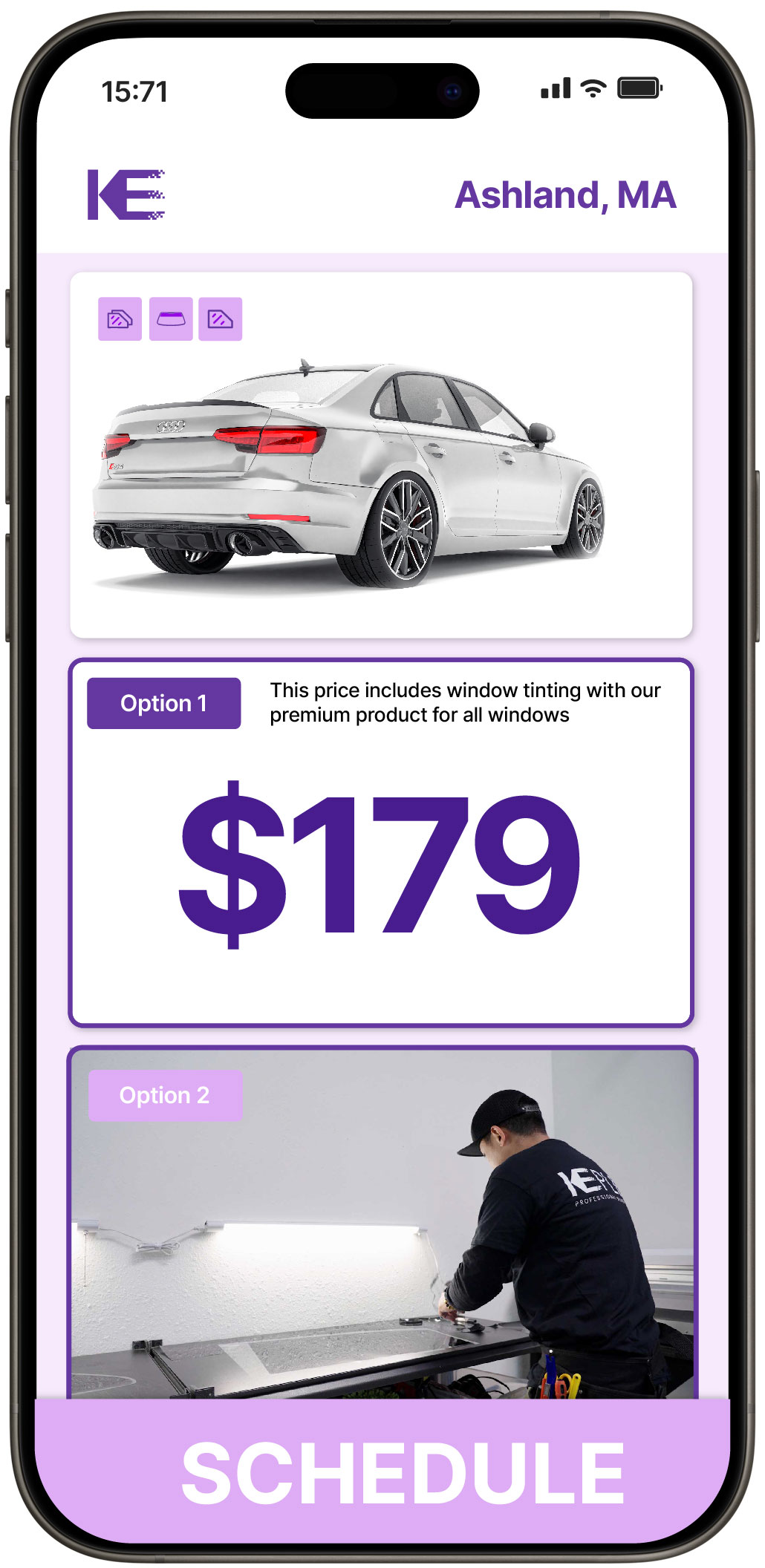 View Reasonable Car Window Tinting Rates in Ashland, Massachusetts