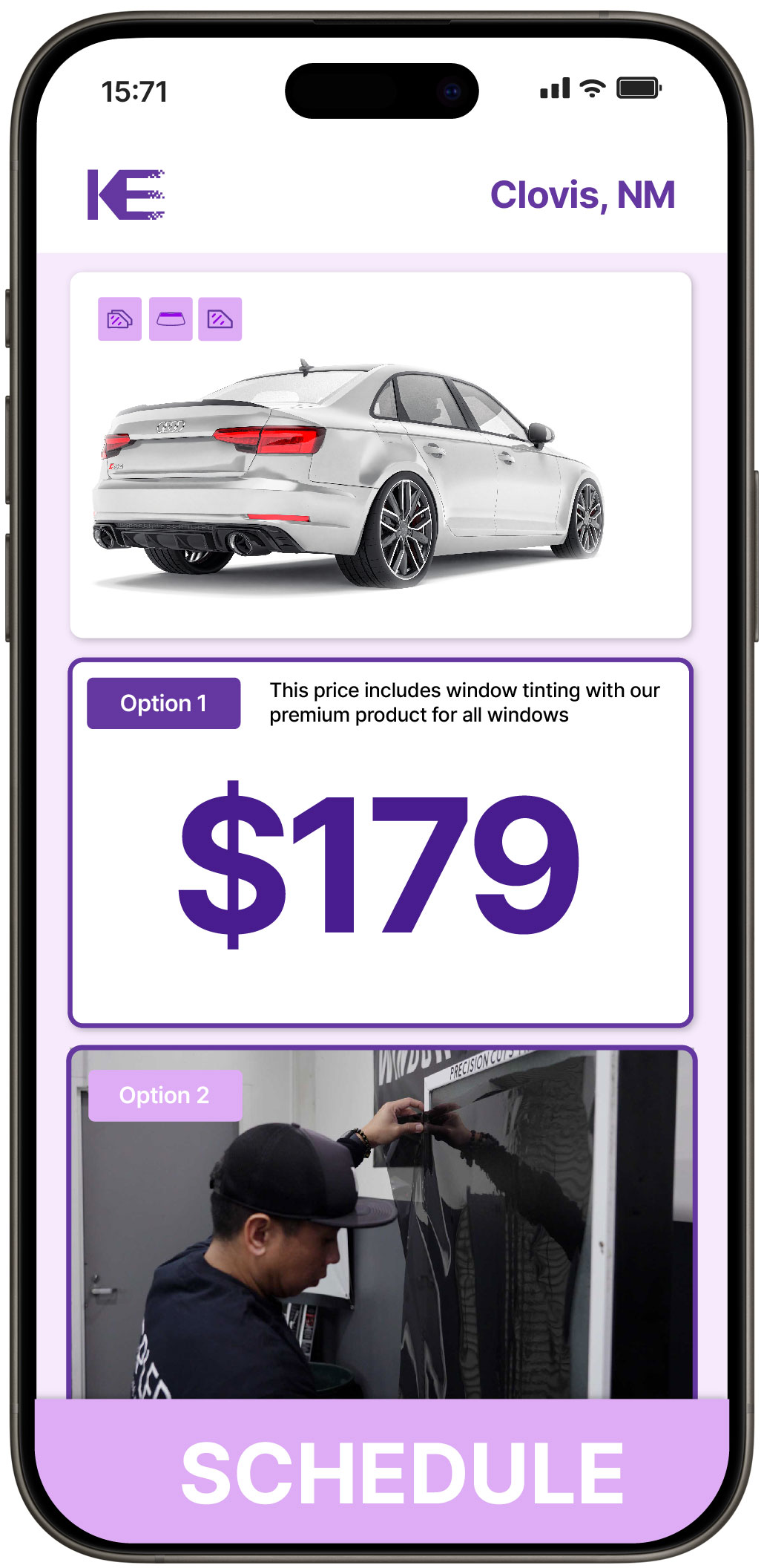 View Competitive Car Window Tinting Rates in Clovis, New Mexico