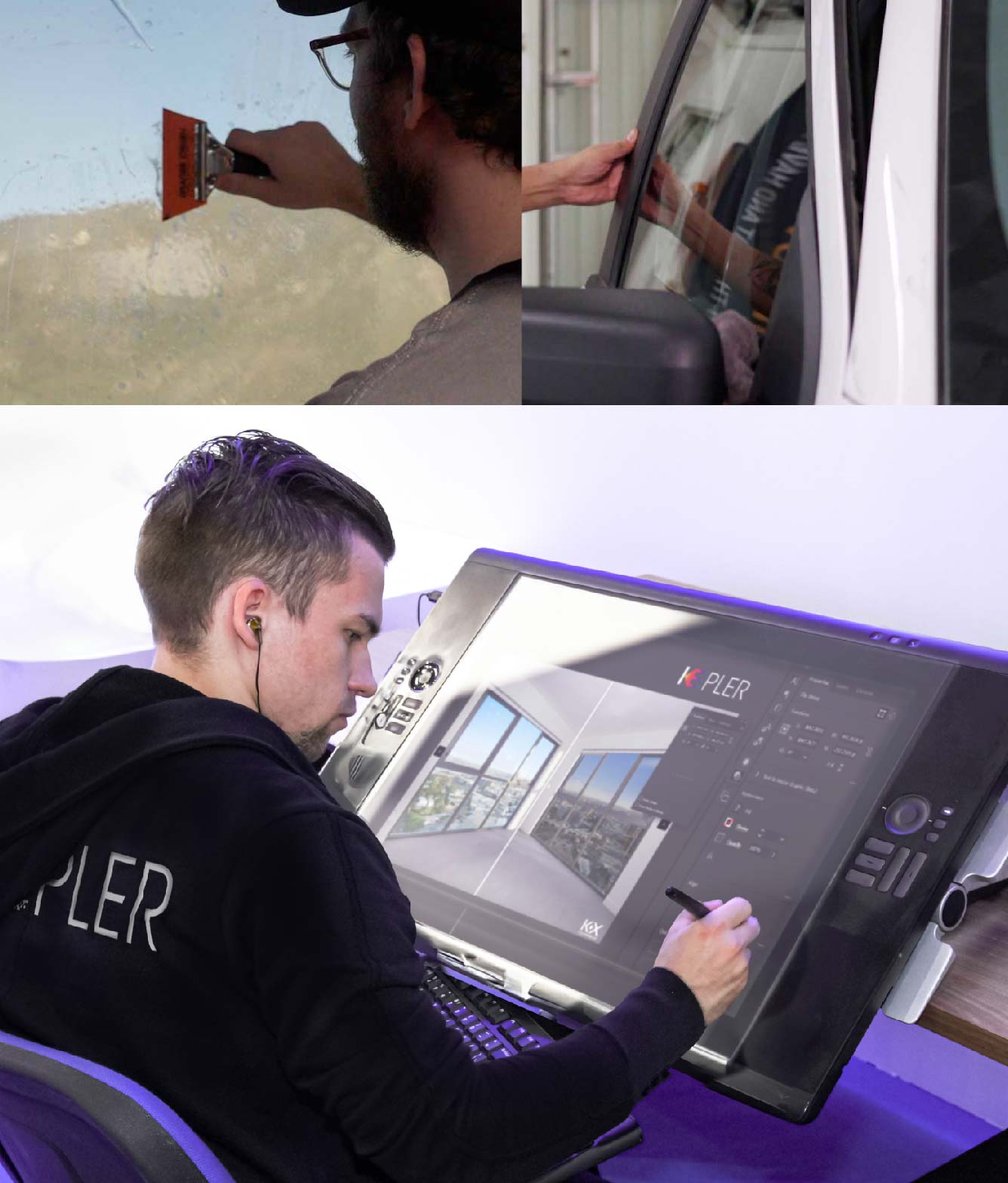 Kepler Specialist Performing Commercial Window Tinting in Niagara Falls Niagara Falls