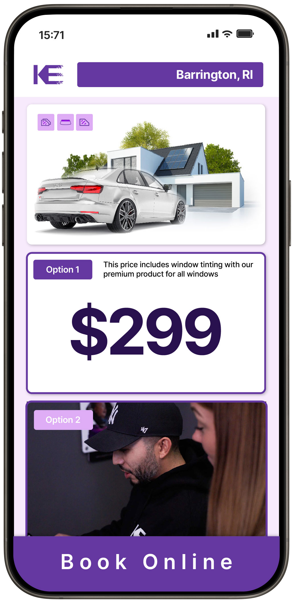View Affordable Tesla Window Tinting Costs in Barrington, Rhode Island