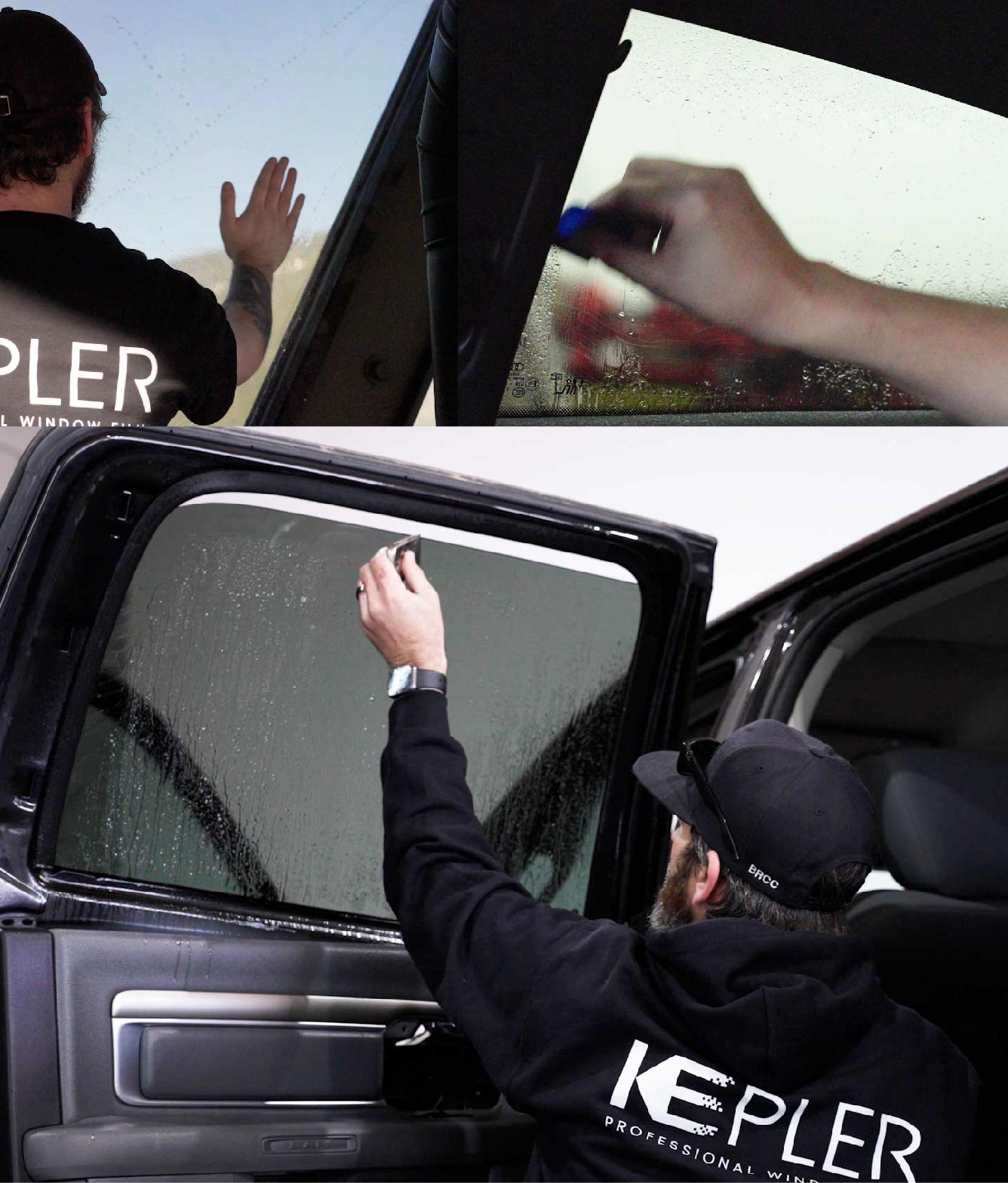 Kepler Window Tinting Specialists at Work in Oakley, California
