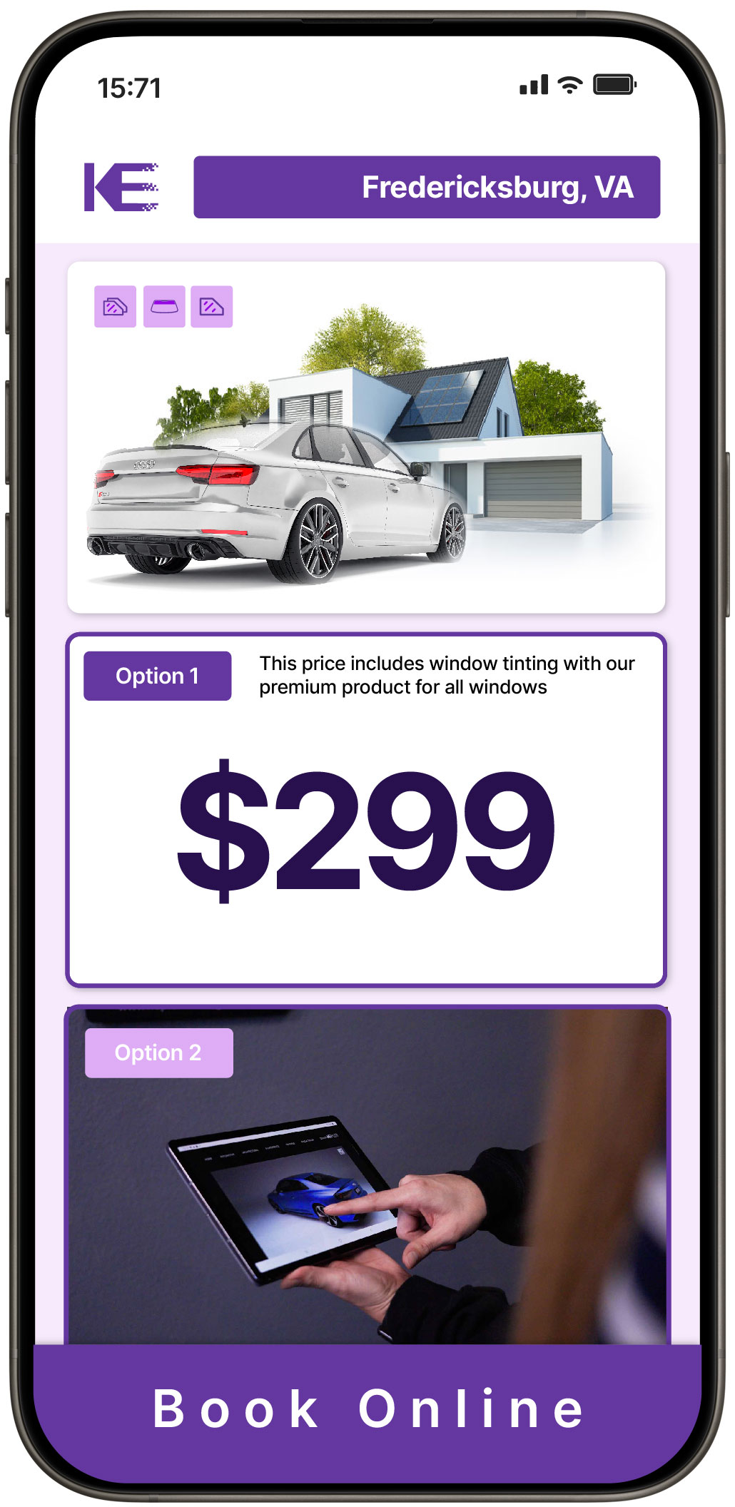 View Competitive Window Tinting Prices in Fredericksburg, Virginia