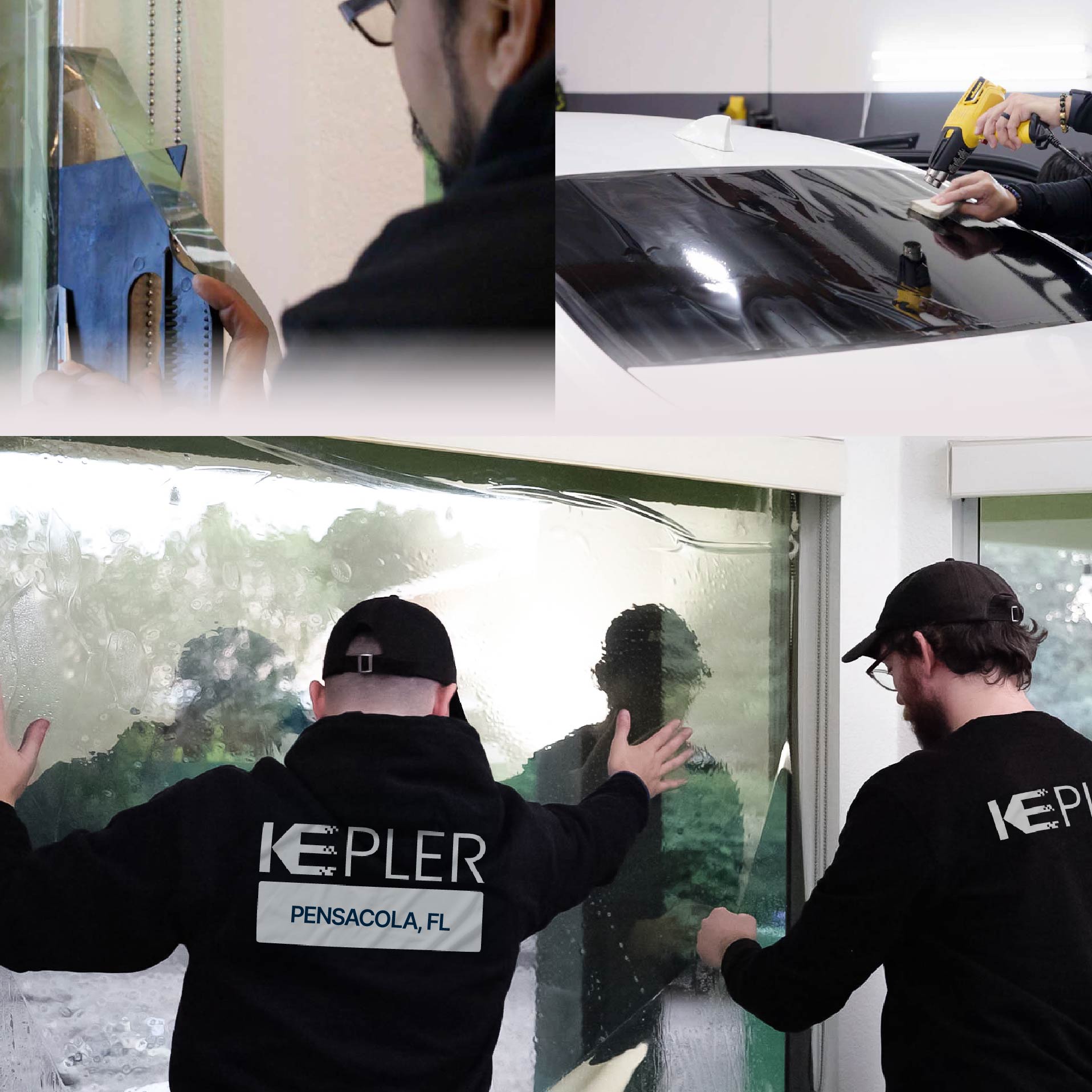 Kepler Specialist Performing Commercial Window Tinting in Pensacola Pensacola