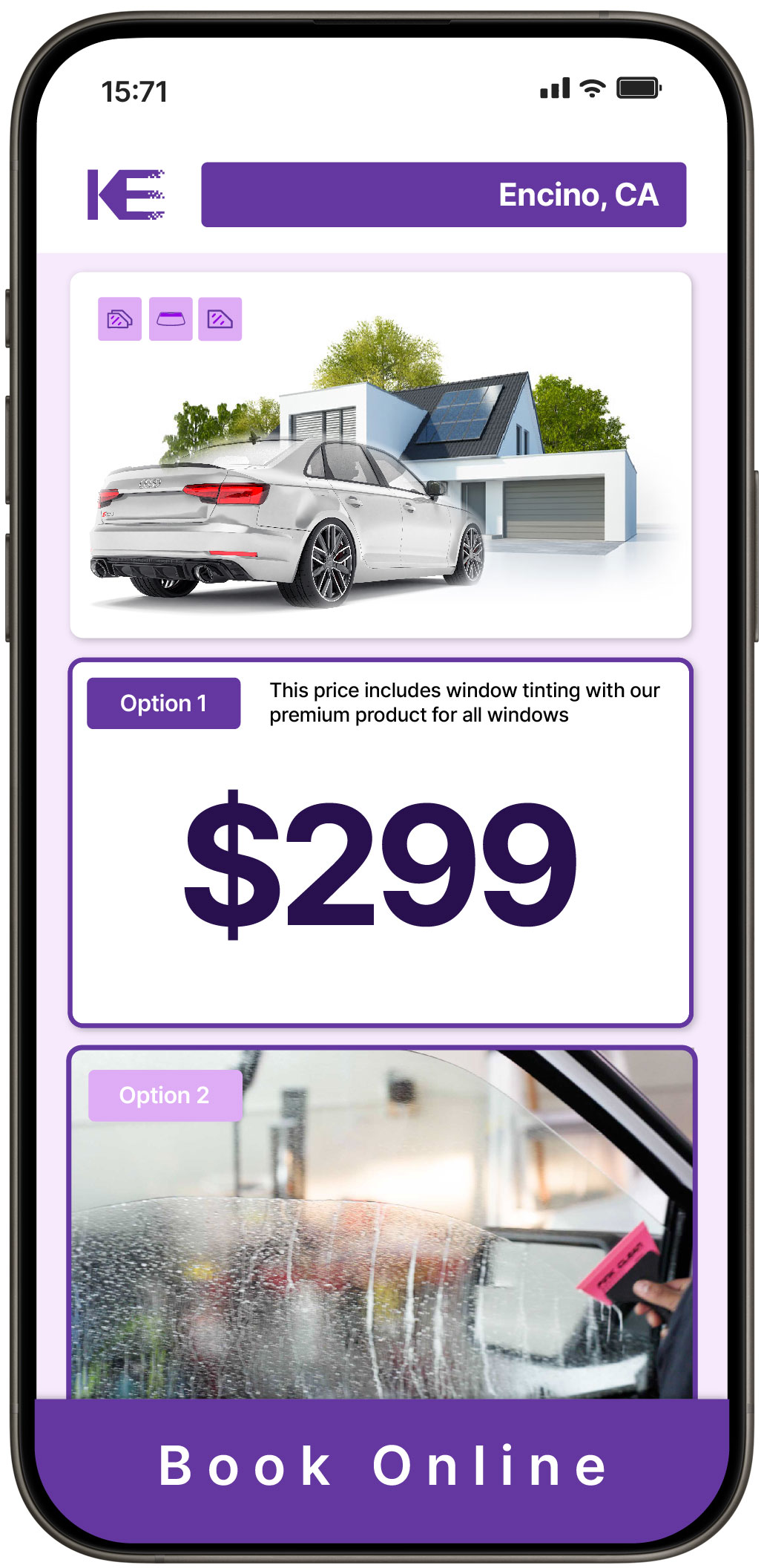 View Competitive Tesla Window Tinting Rates in Hemet, California