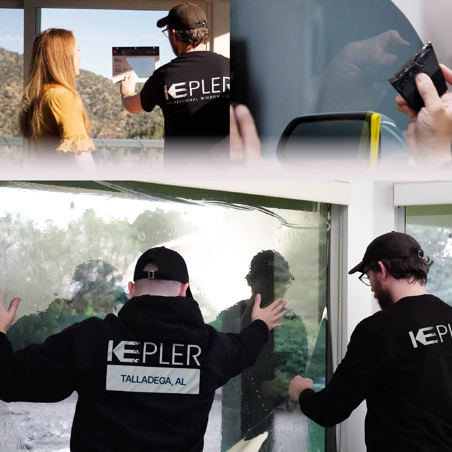 Kepler Specialist Performing Commercial Window Tinting in Talladega Talladega